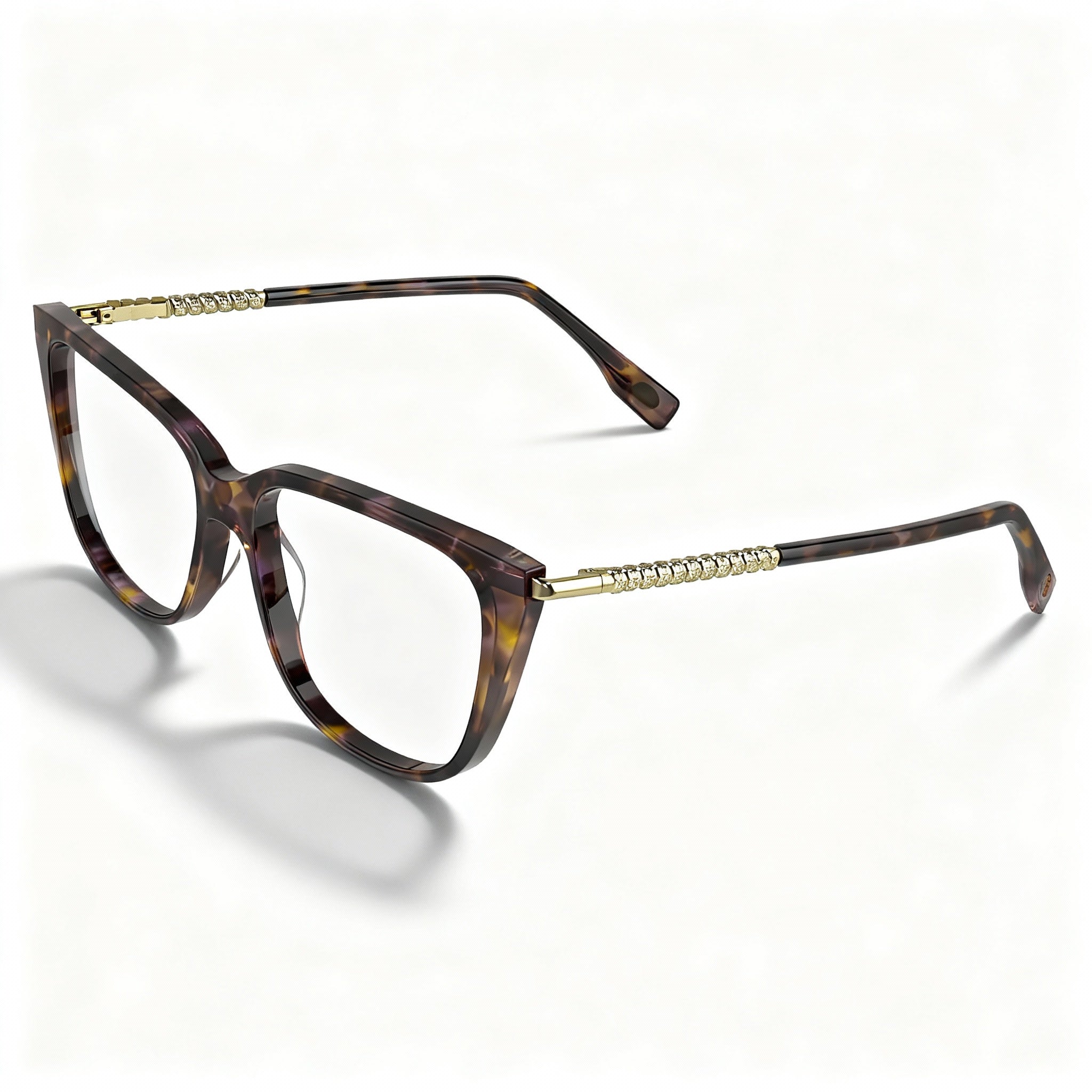 Lacoste L2939 Modern Unisex Metal Frame Polarized Sunglasses, Havana Purple, 54mm Lens Width