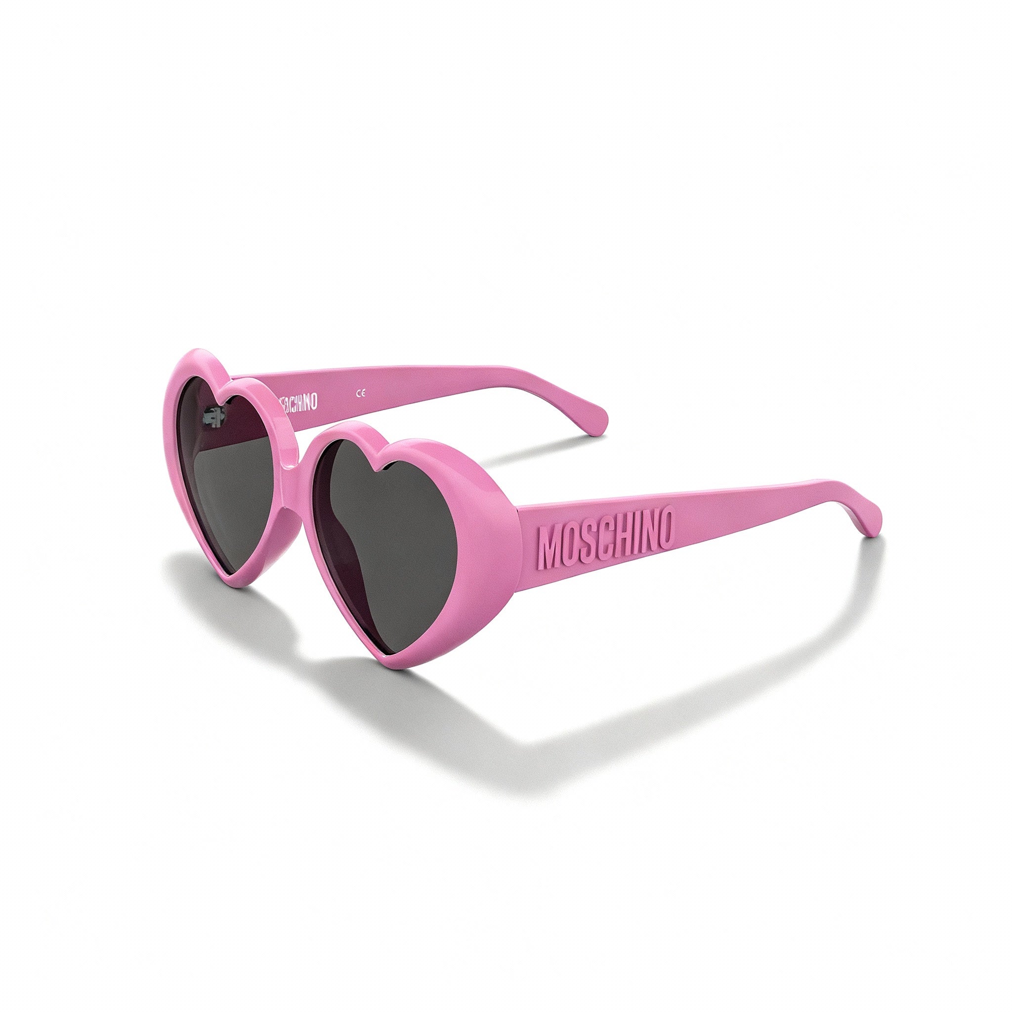 Moschino Classic Women's Sunglasses, Cellulose Propionate, Fuchsia Grey, Non-Polarized, 57-14-135