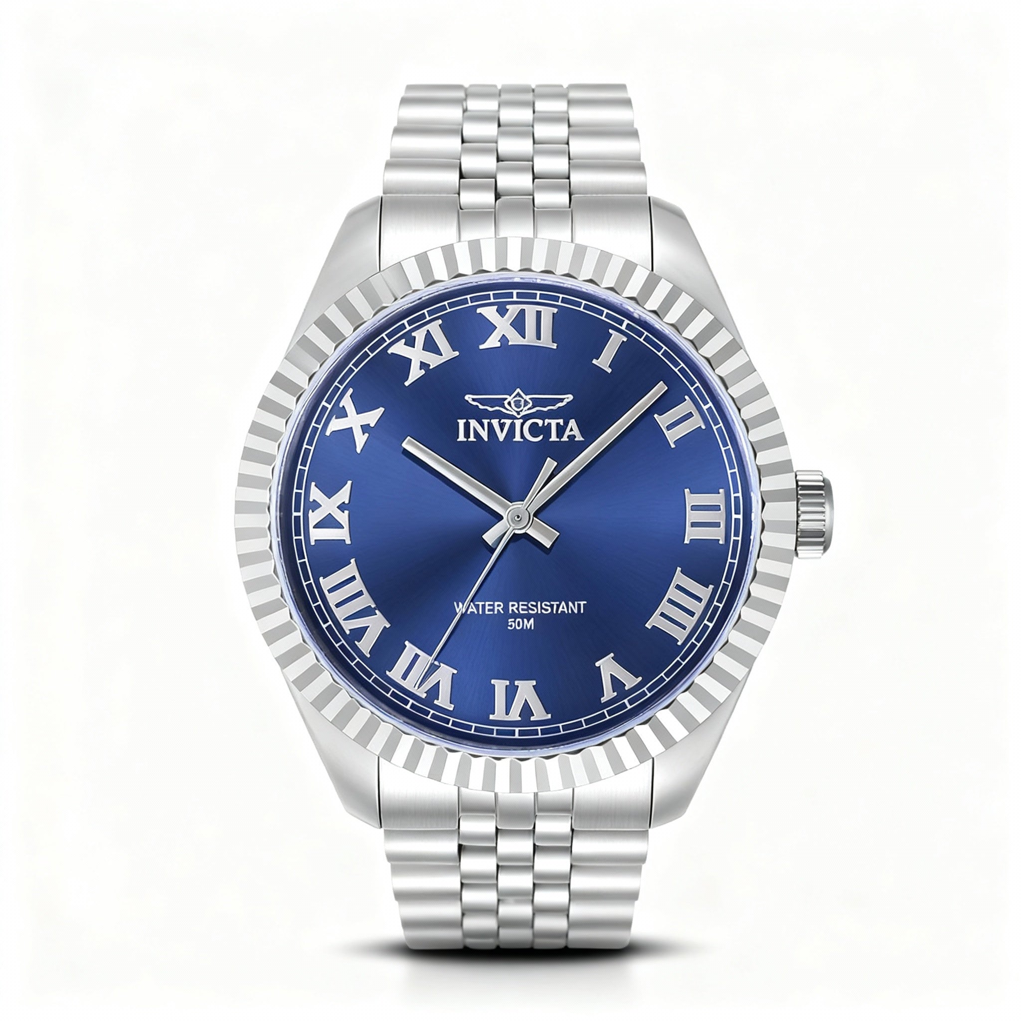 Invicta Specialty 47399 Unisex 43mm Silver-Tone Stainless Steel Blue Dial Bracelet Quartz Watch