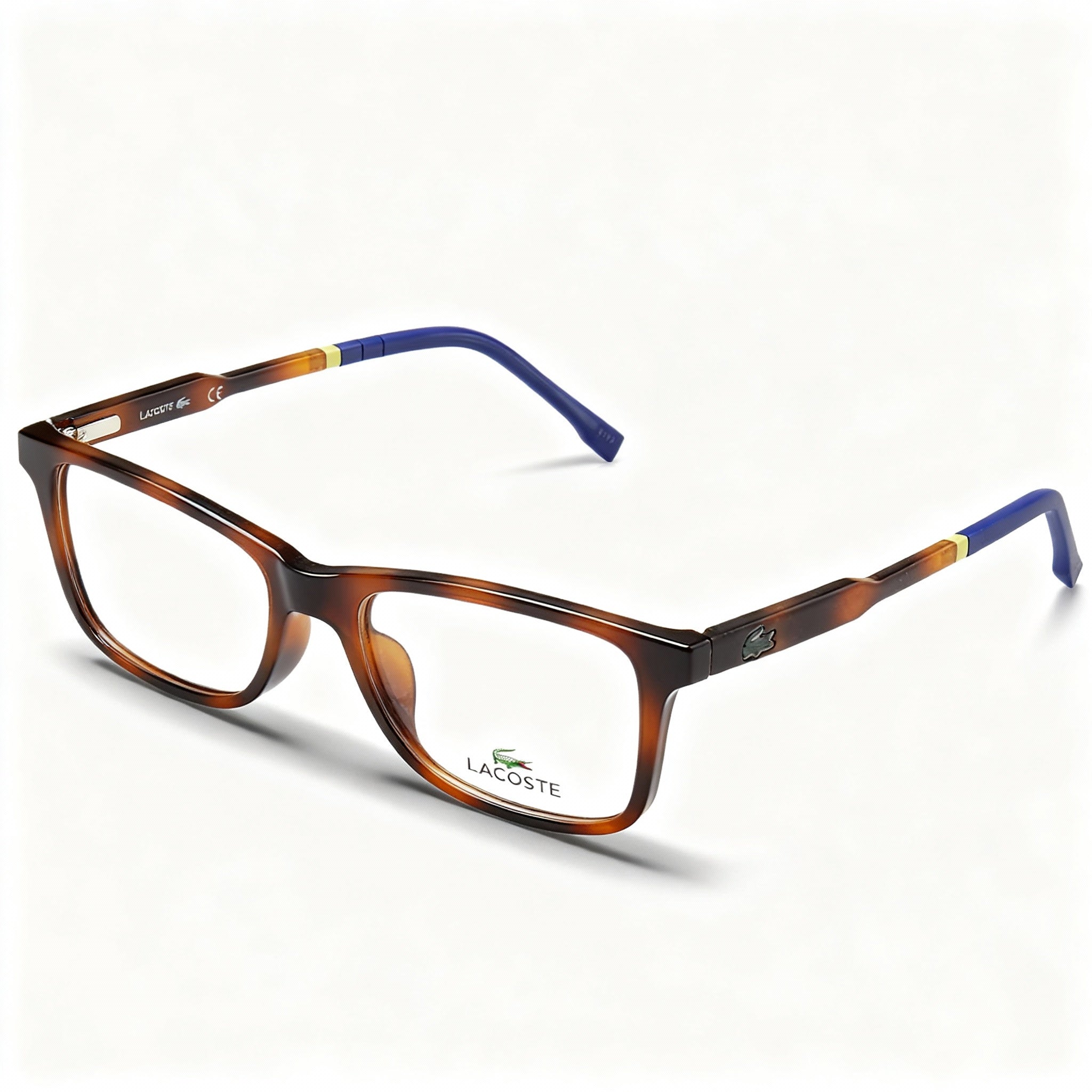 Lacoste L3647 Unisex Casual Optical Eyeglasses Frame, Havana Color, Injected Material, 50mm Lens Width
