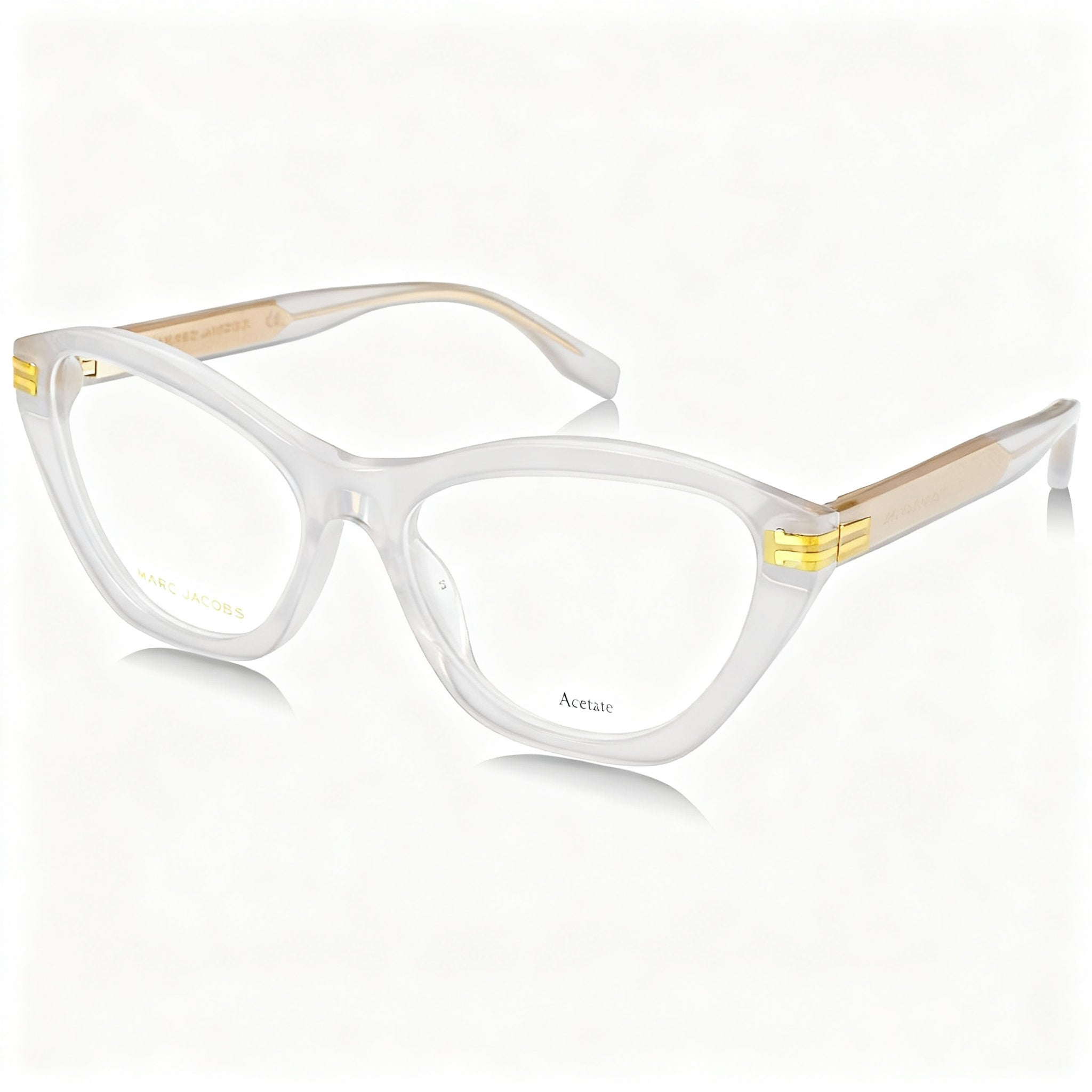 Marc Jacobs MJ 1086 Women's Nude Acetate Full-Rim Optical Eyeglasses 53mm Lens 16mm Bridge 140mm Temple