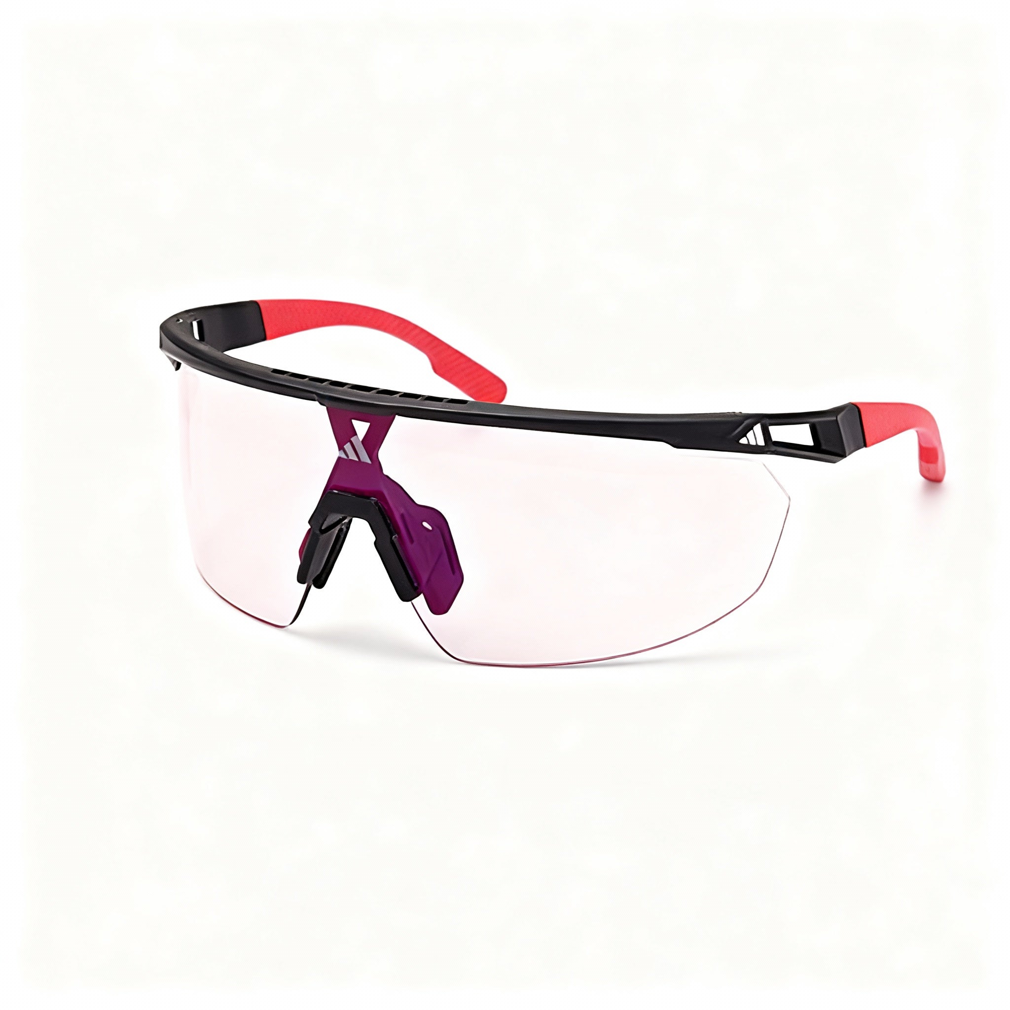 Adidas Sp0095 Unisex Lightweight Matte Black Stainless Steel Sunglasses with Black Acetate Lenses