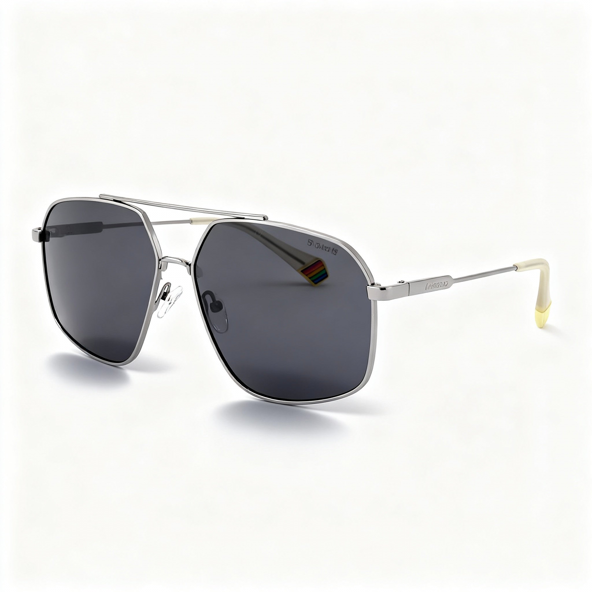 Polaroid Pld 6173/S Unisex Stainless Steel Ruthenium Gray Polarized Sunglasses 58mm