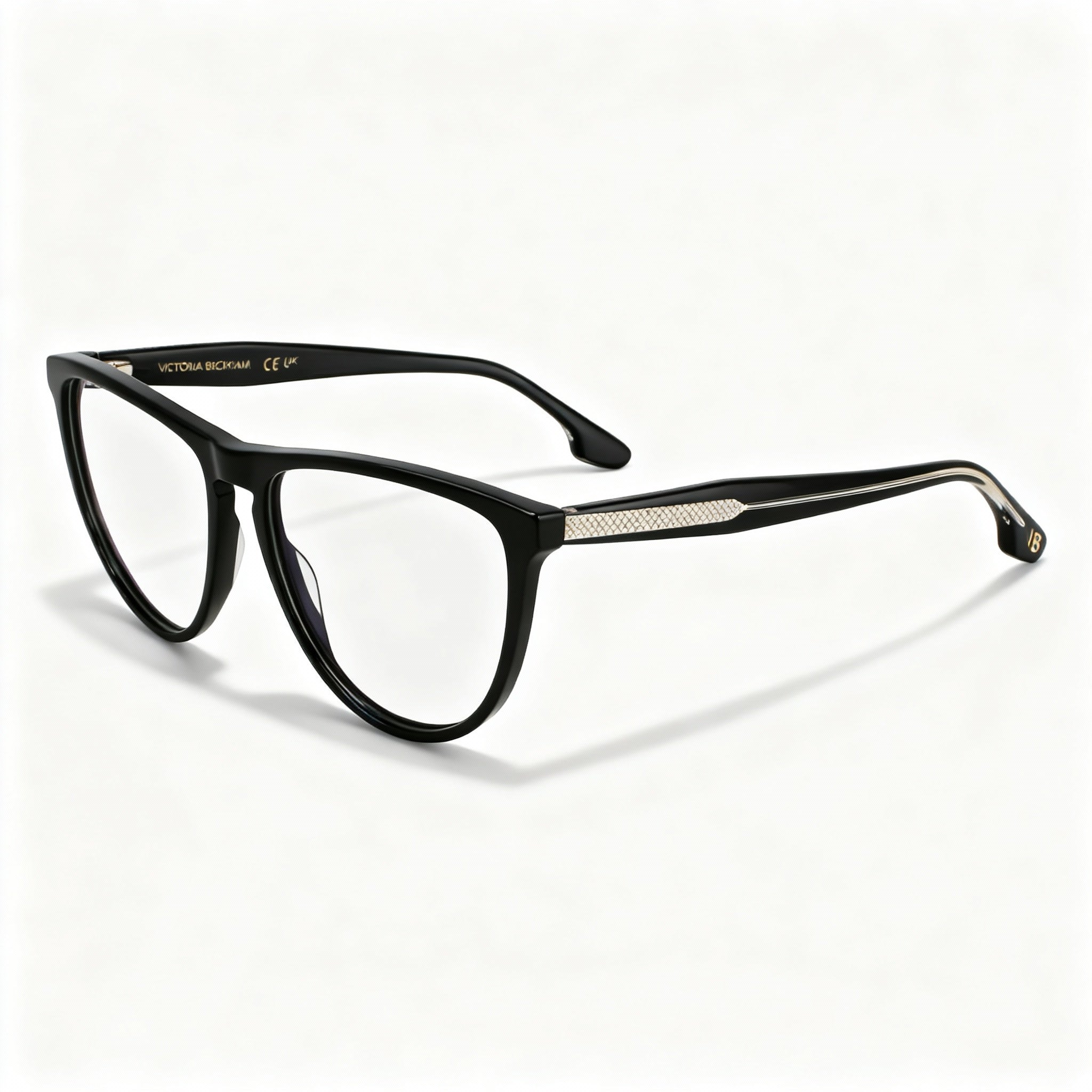 Victoria Beckham Vb2672 Women's Oval Black Ophthalmic Frame - 56mm Lens, 15mm Bridge, 140mm Temple