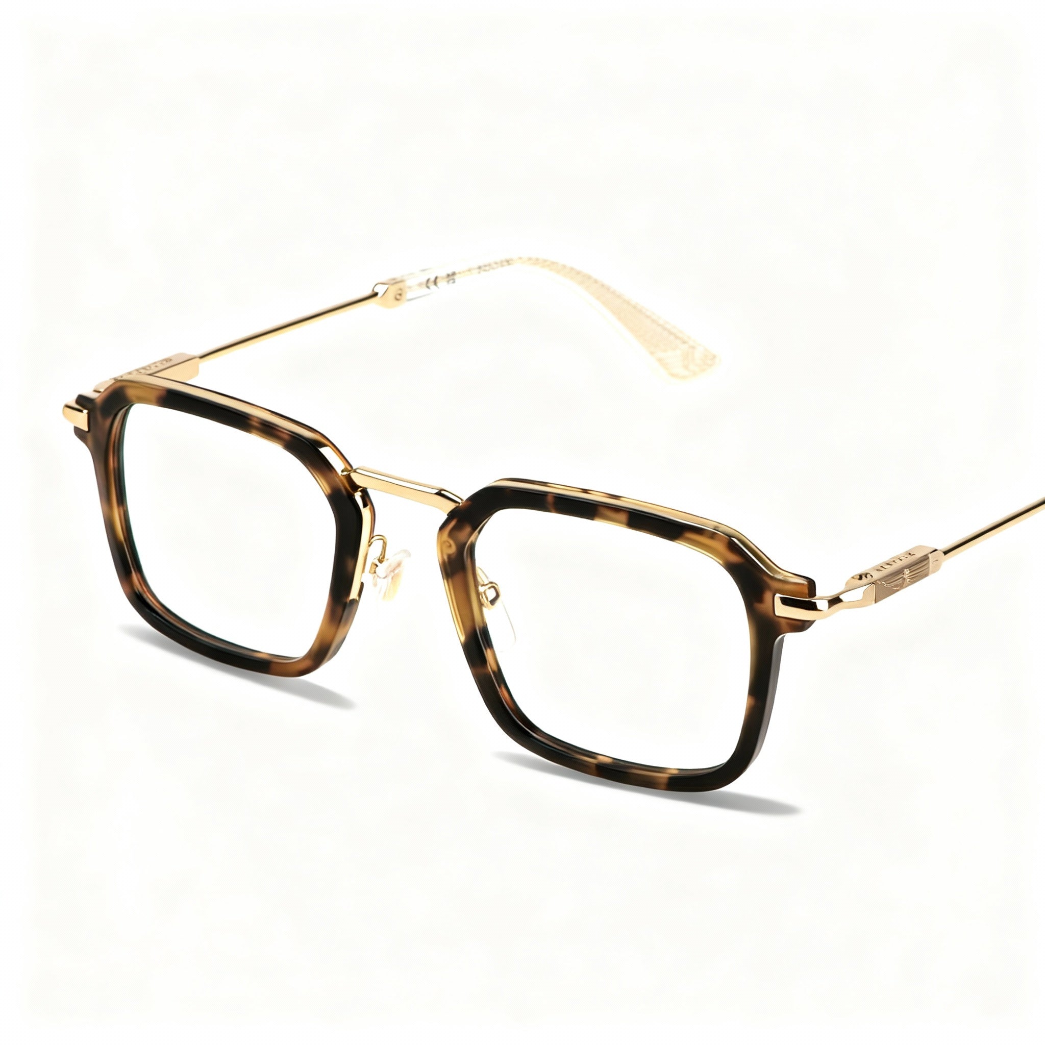 Police VPLL73 Men's Metal Eyeglass Frame, Rose Gold, Casual Style, 50-21-145