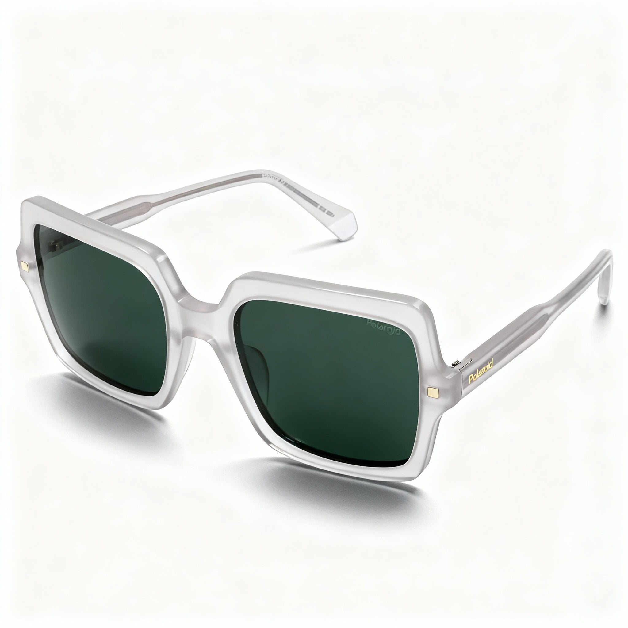 Polaroid PLD 4165/S/X Women's Casual Style Grey Plastic Frame Green Polarized Sunglasses 55mm