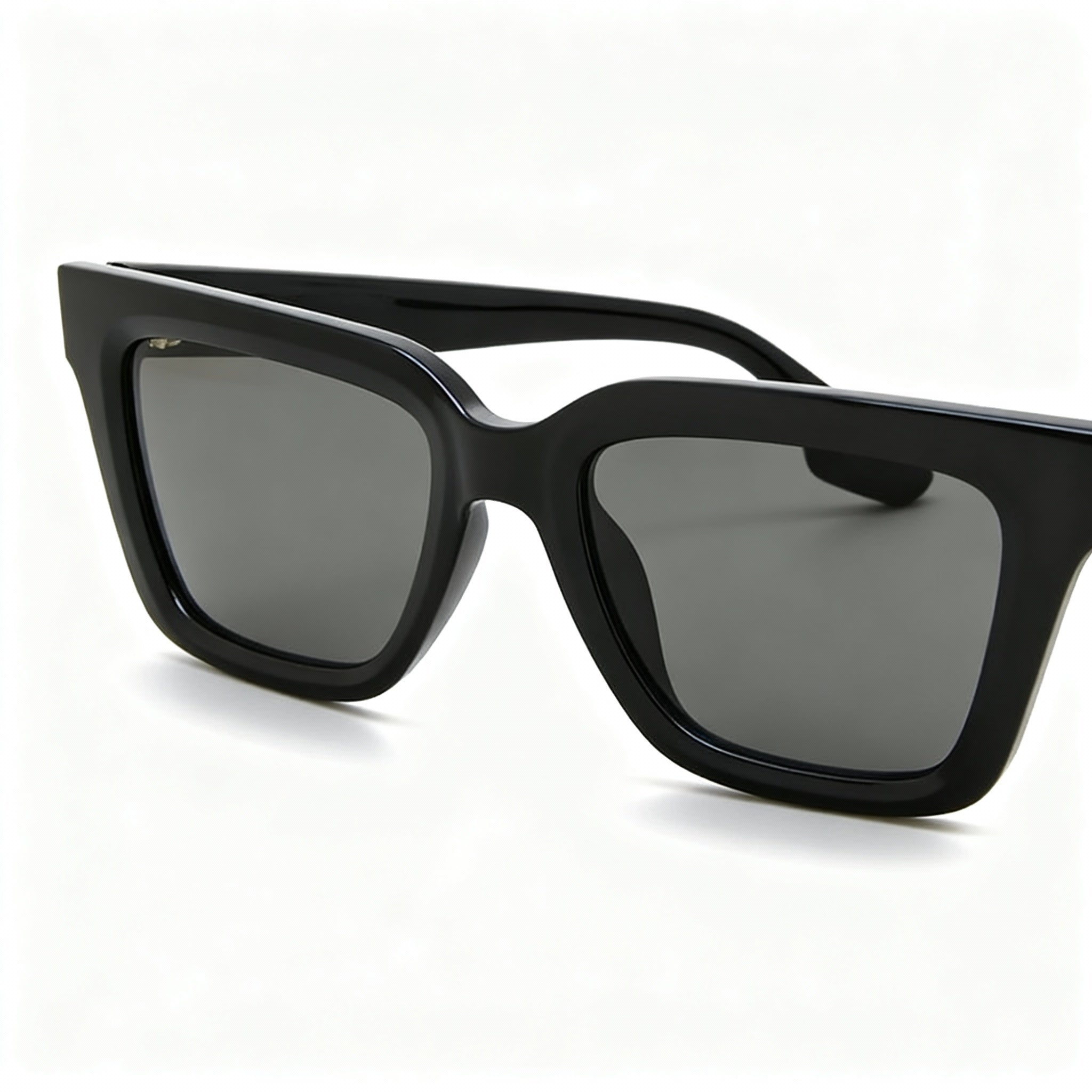 Victoria Beckham Modern Women's Acetate Square Black UV Protected Sunglasses with Polycarbonate Non-Polarized Lenses 53-19-140mm