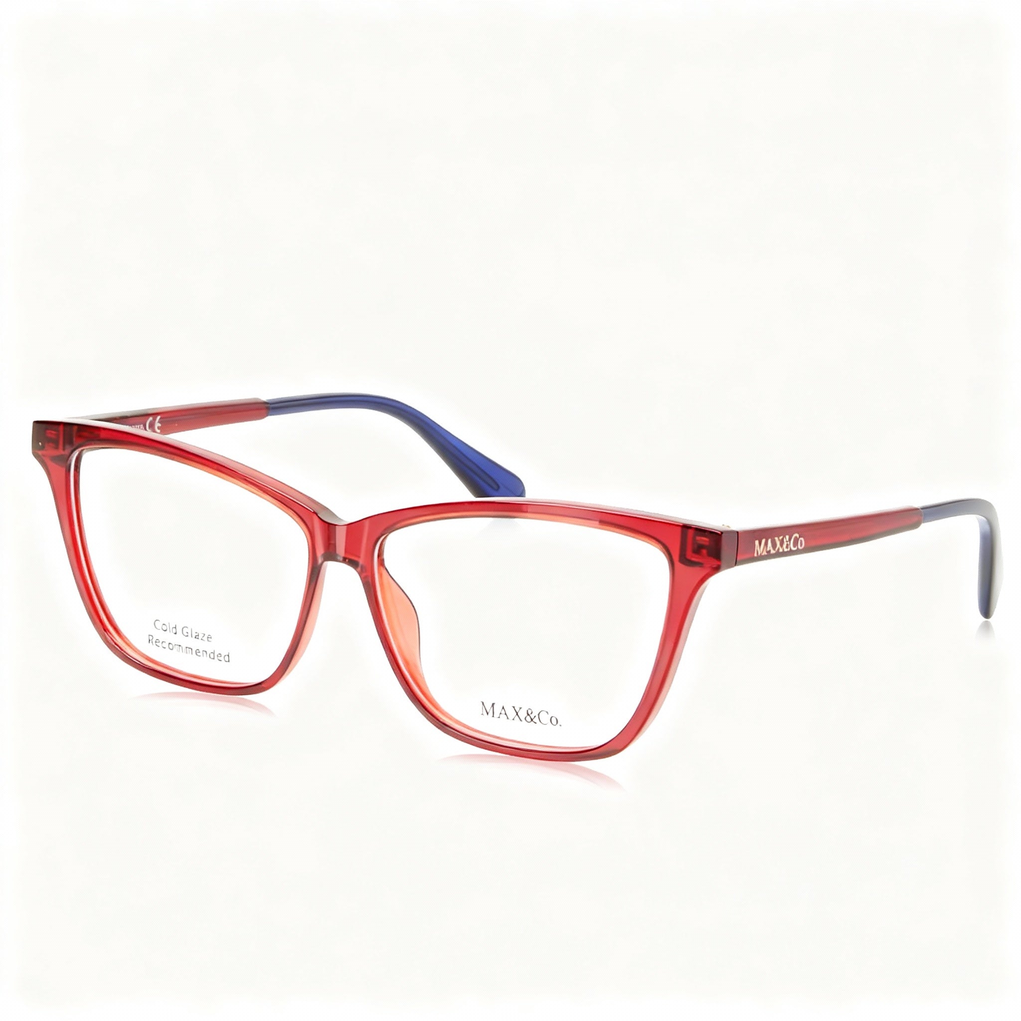 Max & Co. MO5038 Modern Style Injected Frame Eyeglasses for Women with Polycarbonate Lenses 56mm