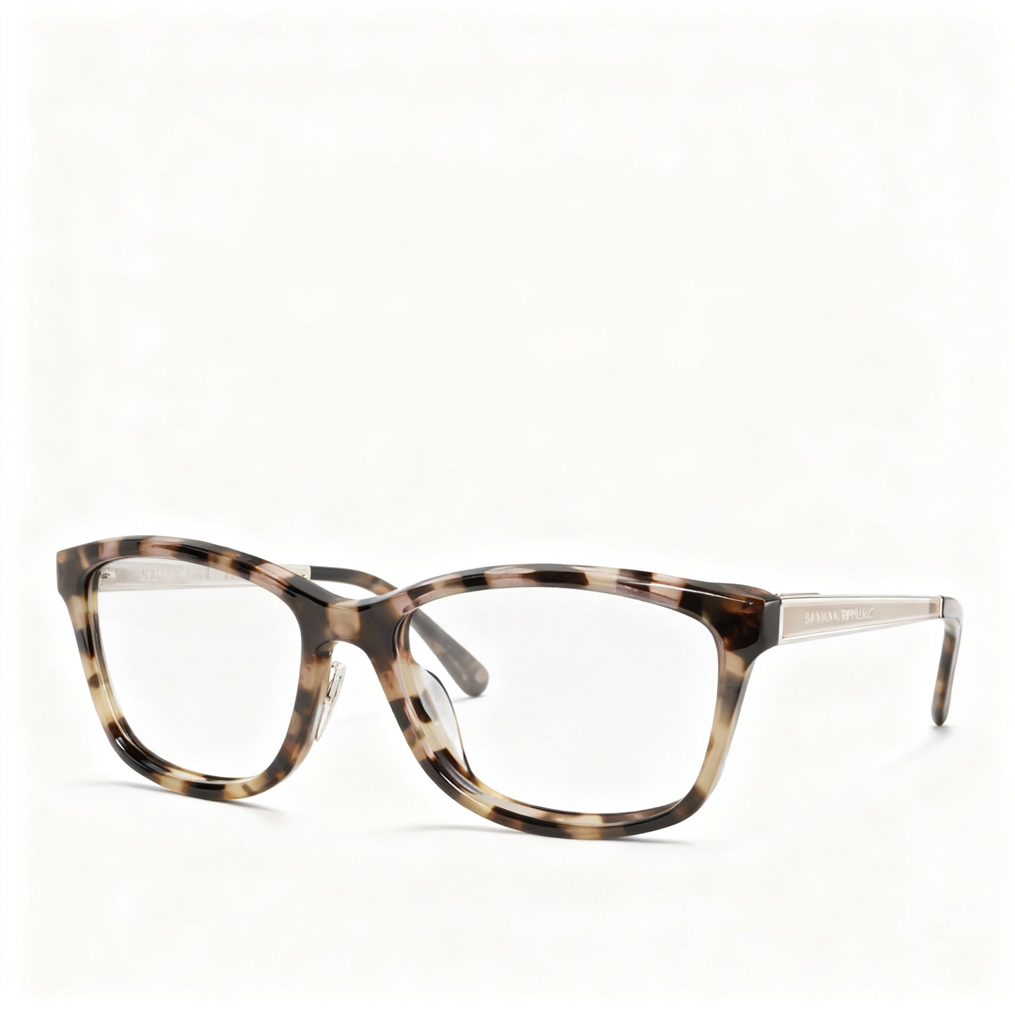 BANANA REPUBLIC Caterina Women's Havana Pink Plastic Cat Eye Polarized Eyeglasses 51-17-135