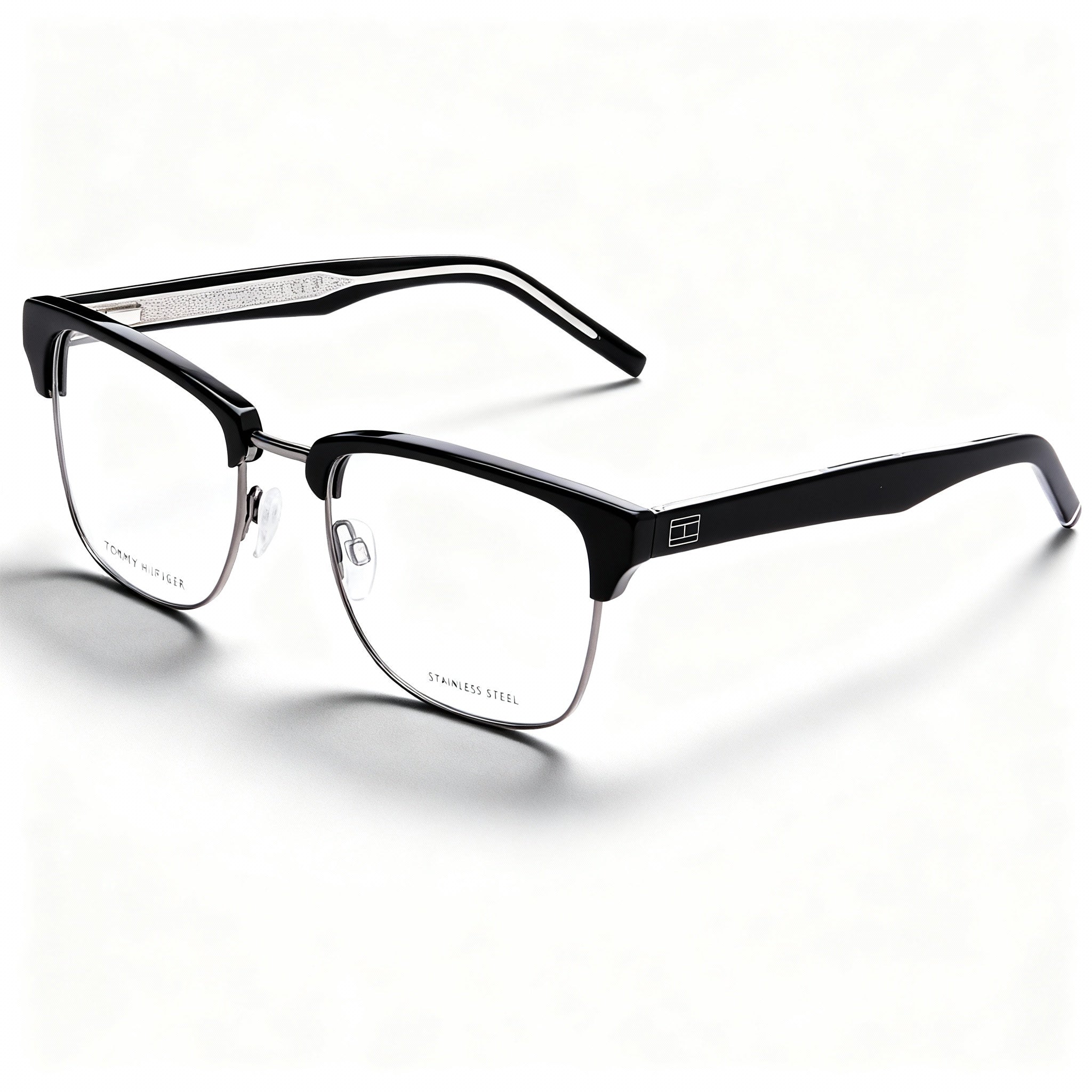 Tommy Hilfiger Modern Women's Alloy Steel Frame Black Non-polarised Polycarbonate Lens Sunglasses 54mm