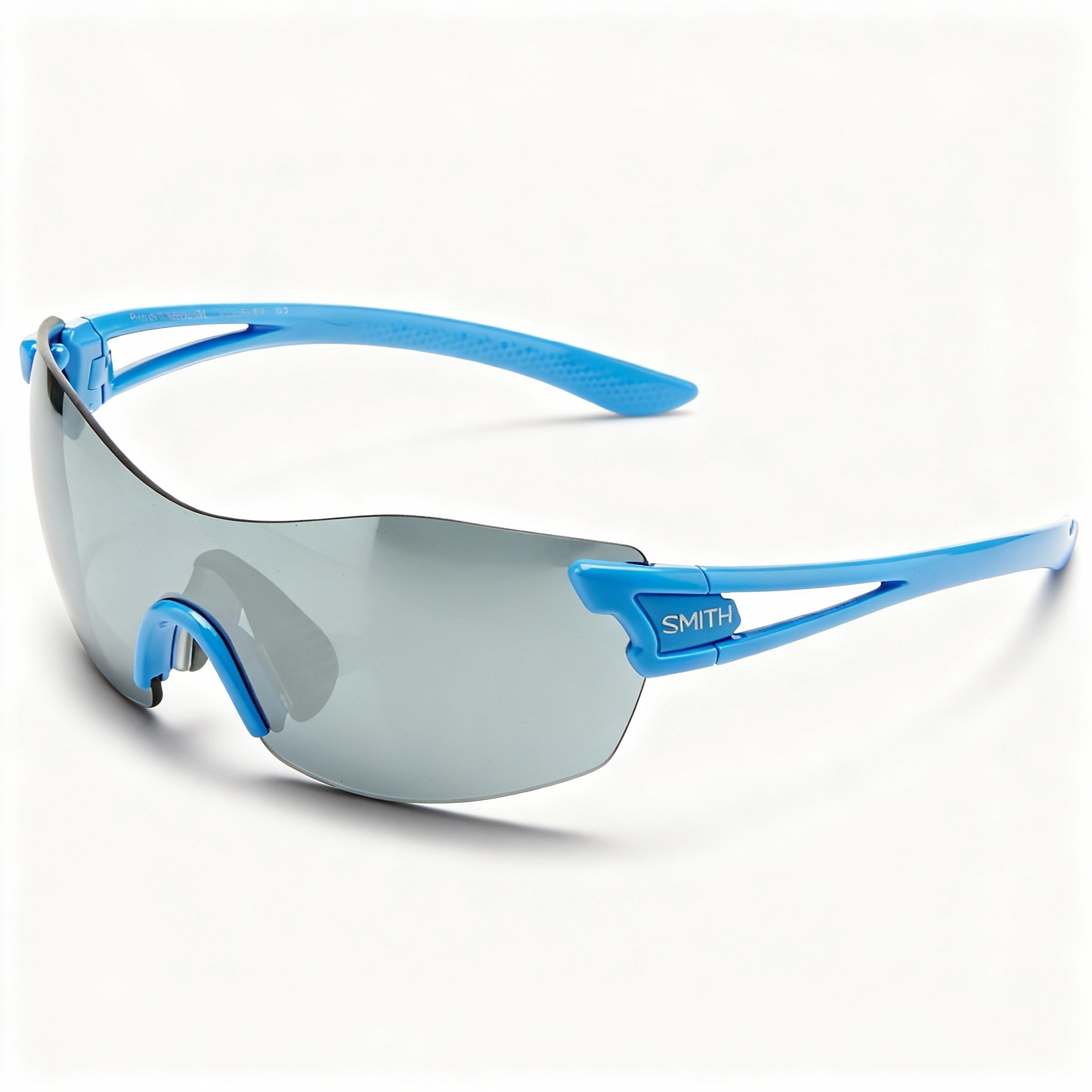 SMITH Pivlock Asana Women's Sunglasses, Blue Blossom Speckled Acetate Frame, Silver Lenses, 99mm