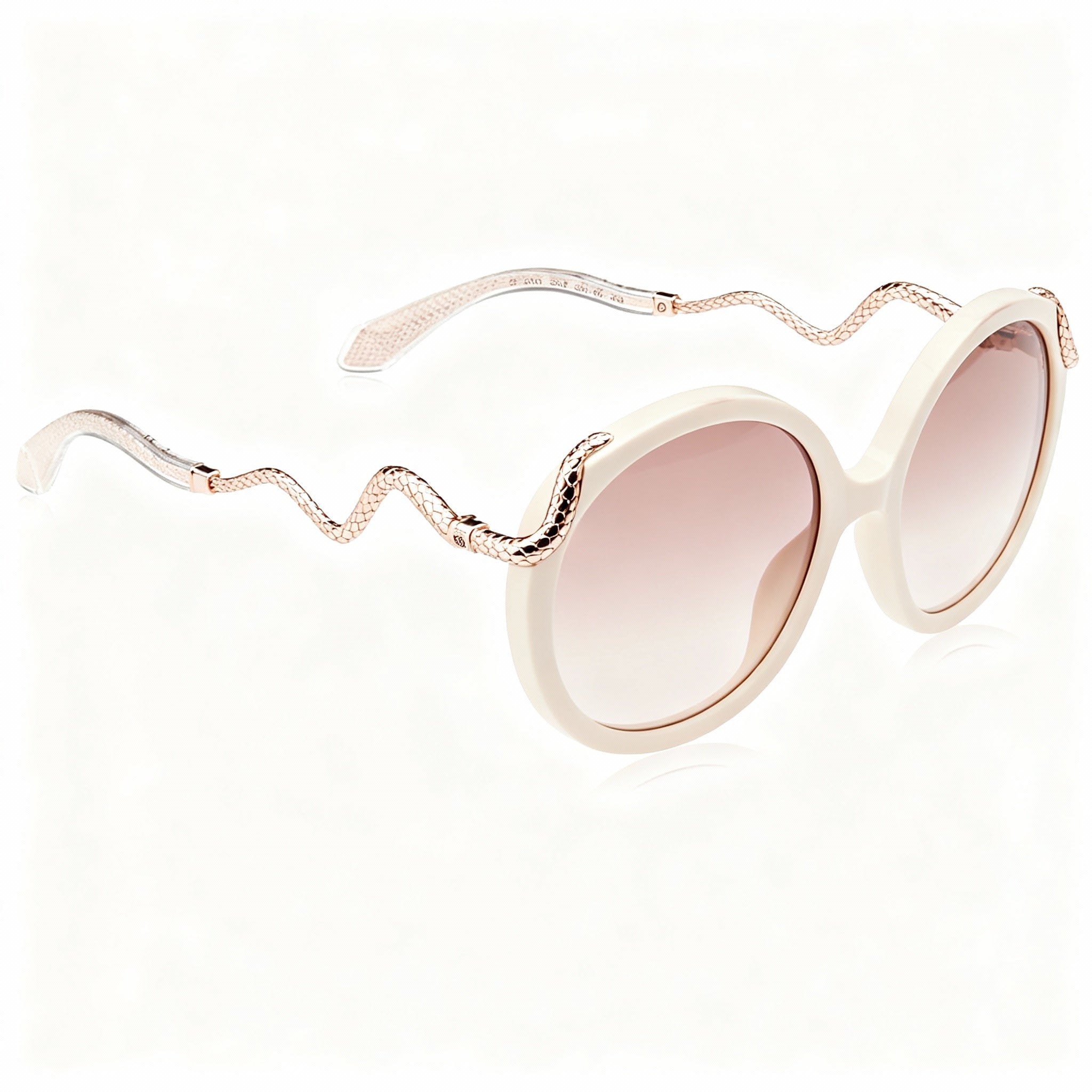 Just Cavalli Src004m Men's Metal Rose Gold Frame Non-Polarized Brown Lens Sunglasses 59mm