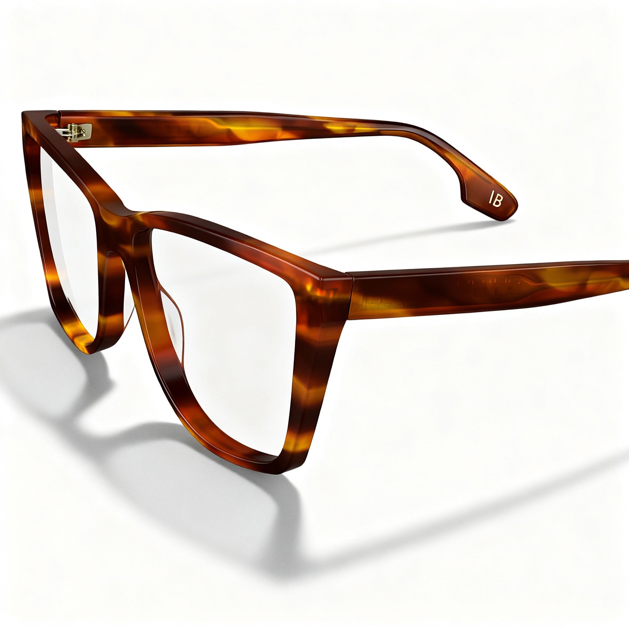 Victoria Beckham VB2664 Women's Acetate Ophthalmic Eyeglasses in Striped Blonde Havana (54-16-140)