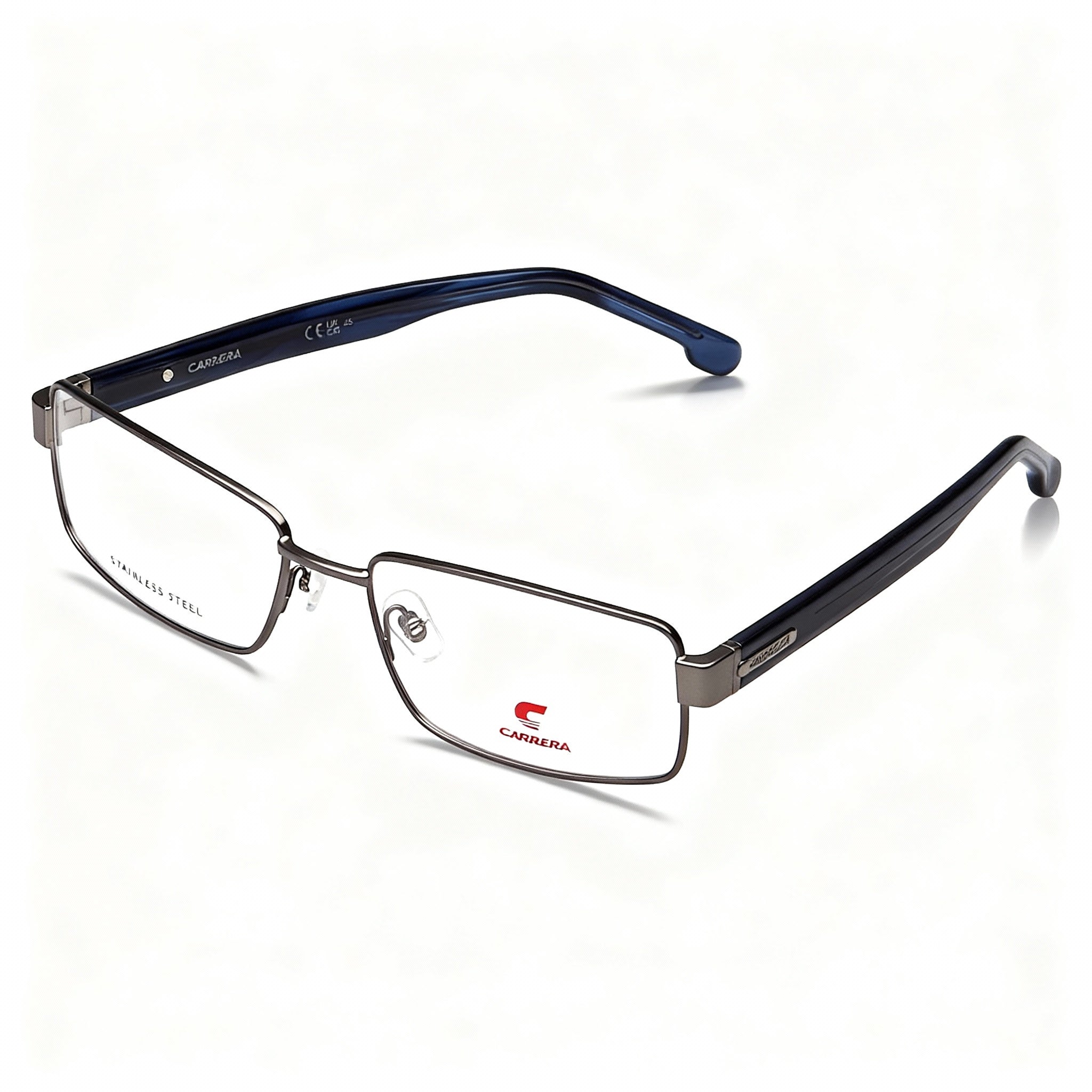Carrera Carrera 8887 Men's Modern Alloy Steel Eyeglasses Matte Dark Ruth Clear Lens 57mm