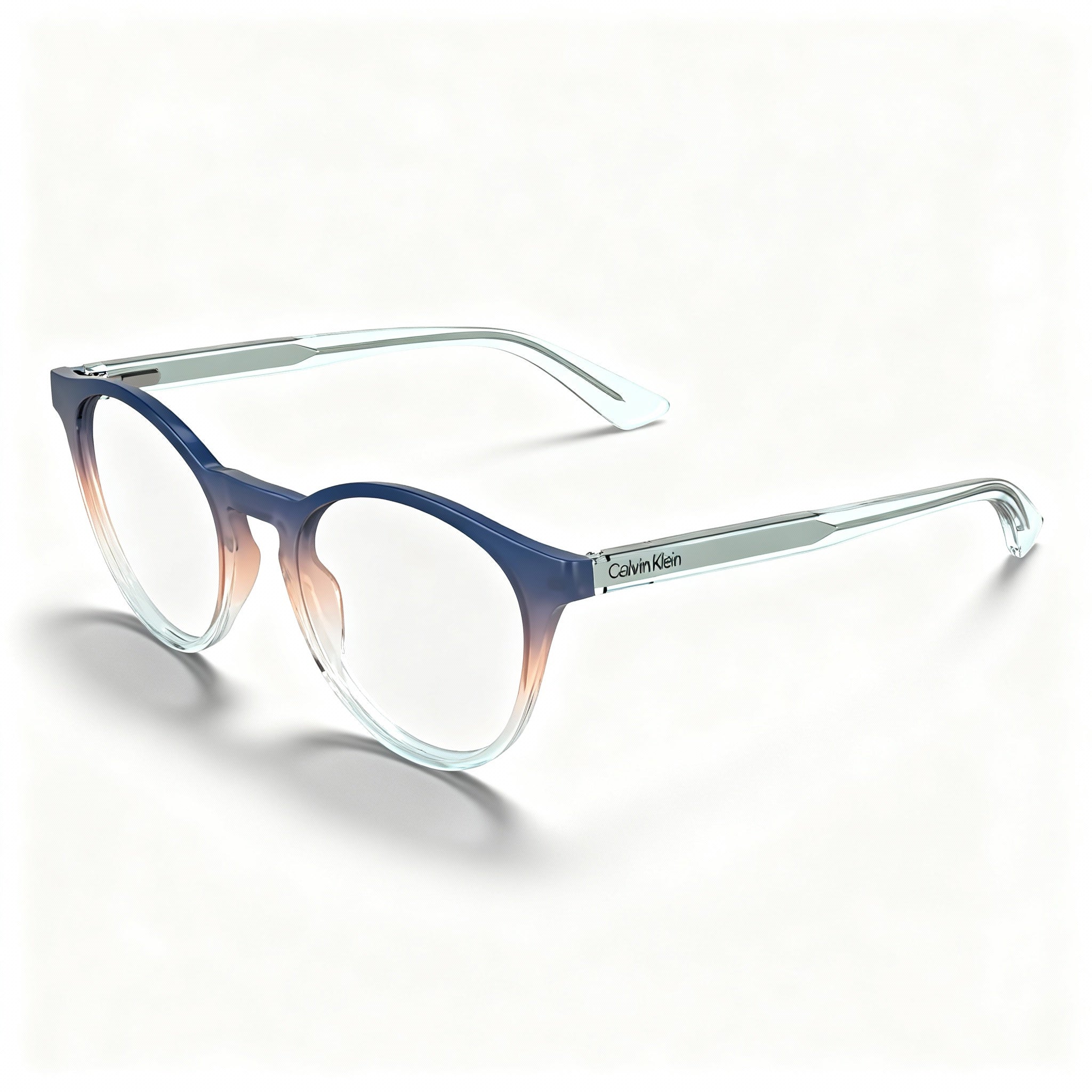 Calvin Klein Modern CK23549 Women's Injected Frame Sunglasses with Polycarbonate Lenses Blue Nude Azure 50mm