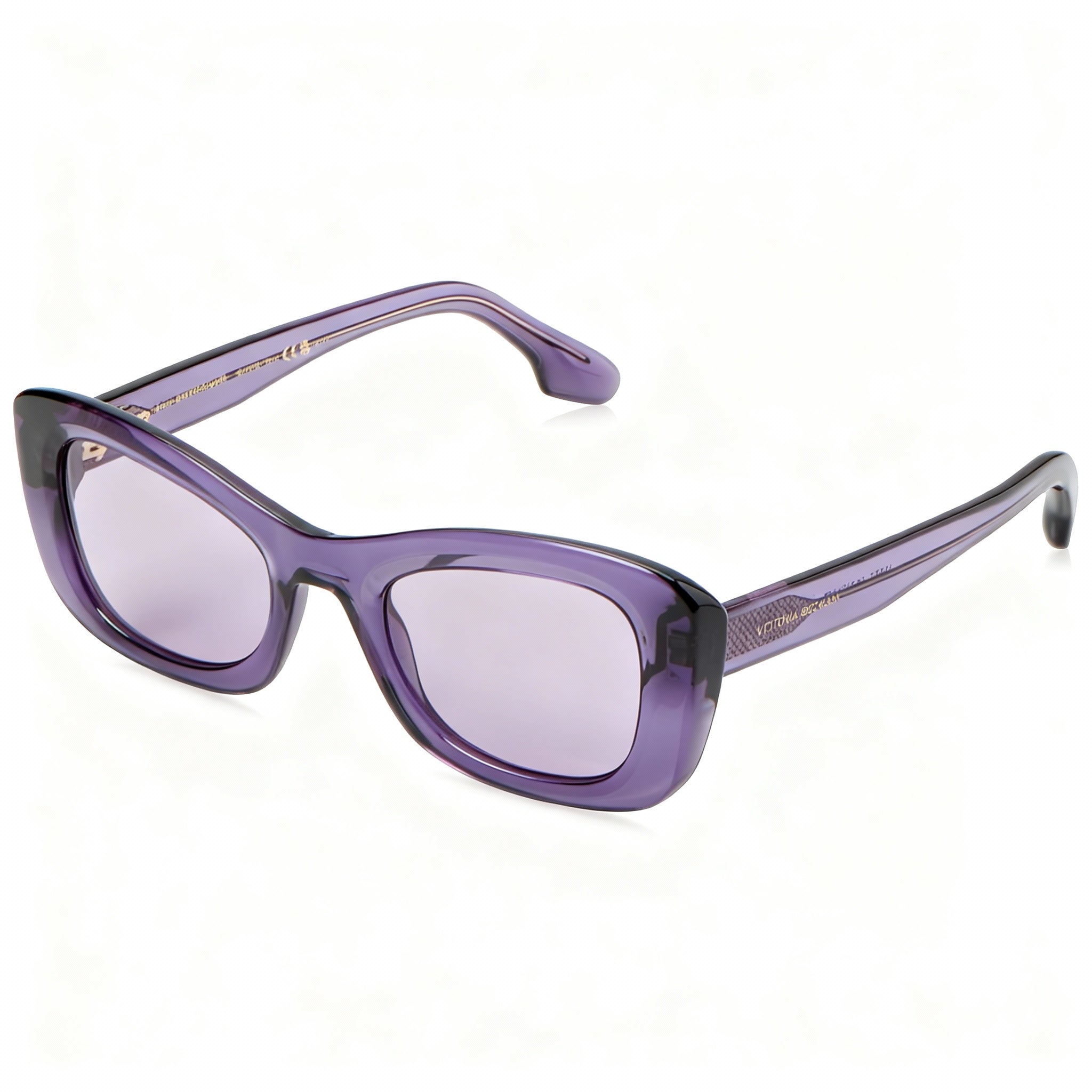 Victoria Beckham Modern Men's Acetate Frame Violet Lens UV Protection Non-Polarized 50-22-140mm Sunglasses