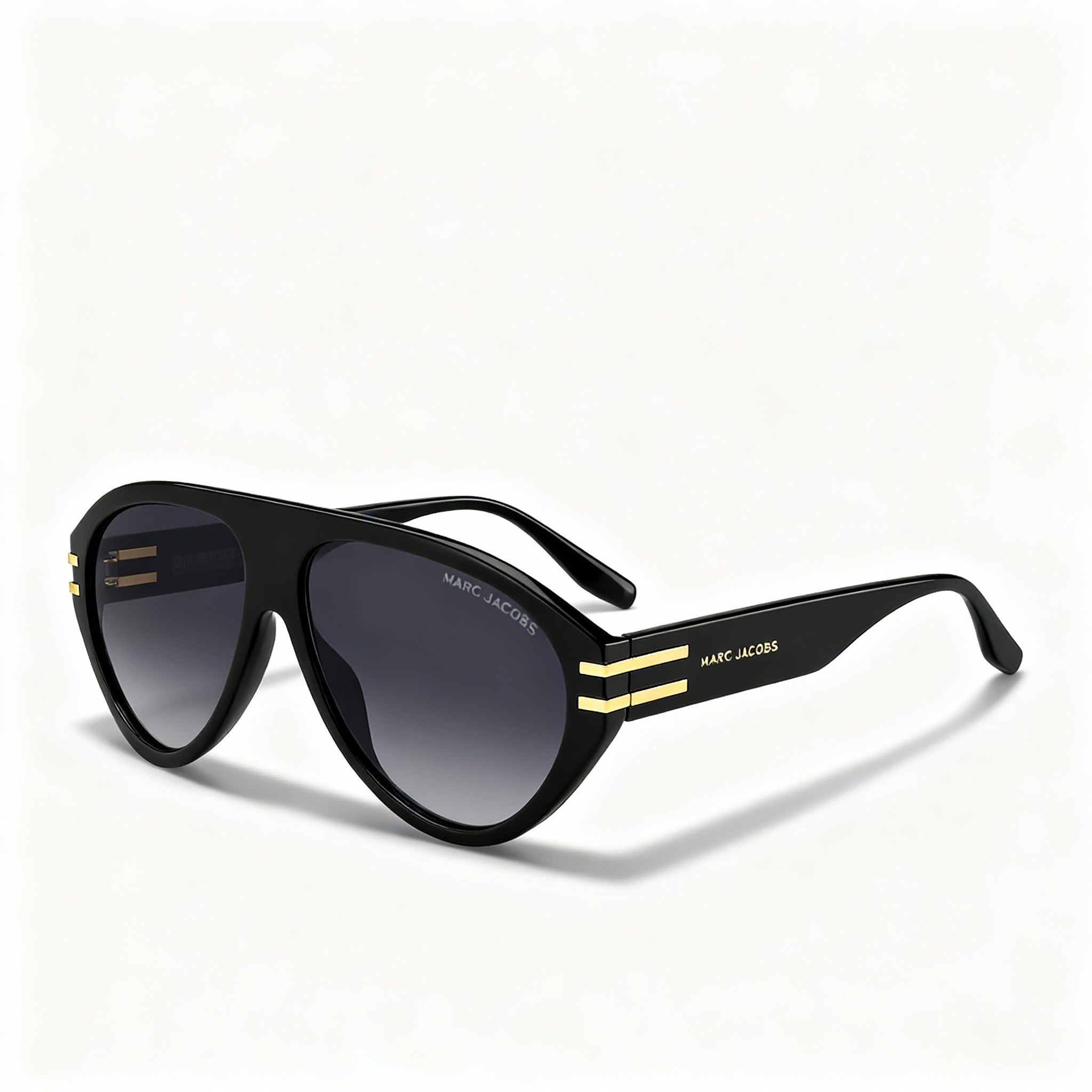 Marc Jacobs MARC 747/S Unisex Casual Style Acetate Black Frame Dark Grey Shaded Non-Polarized 58-15-145