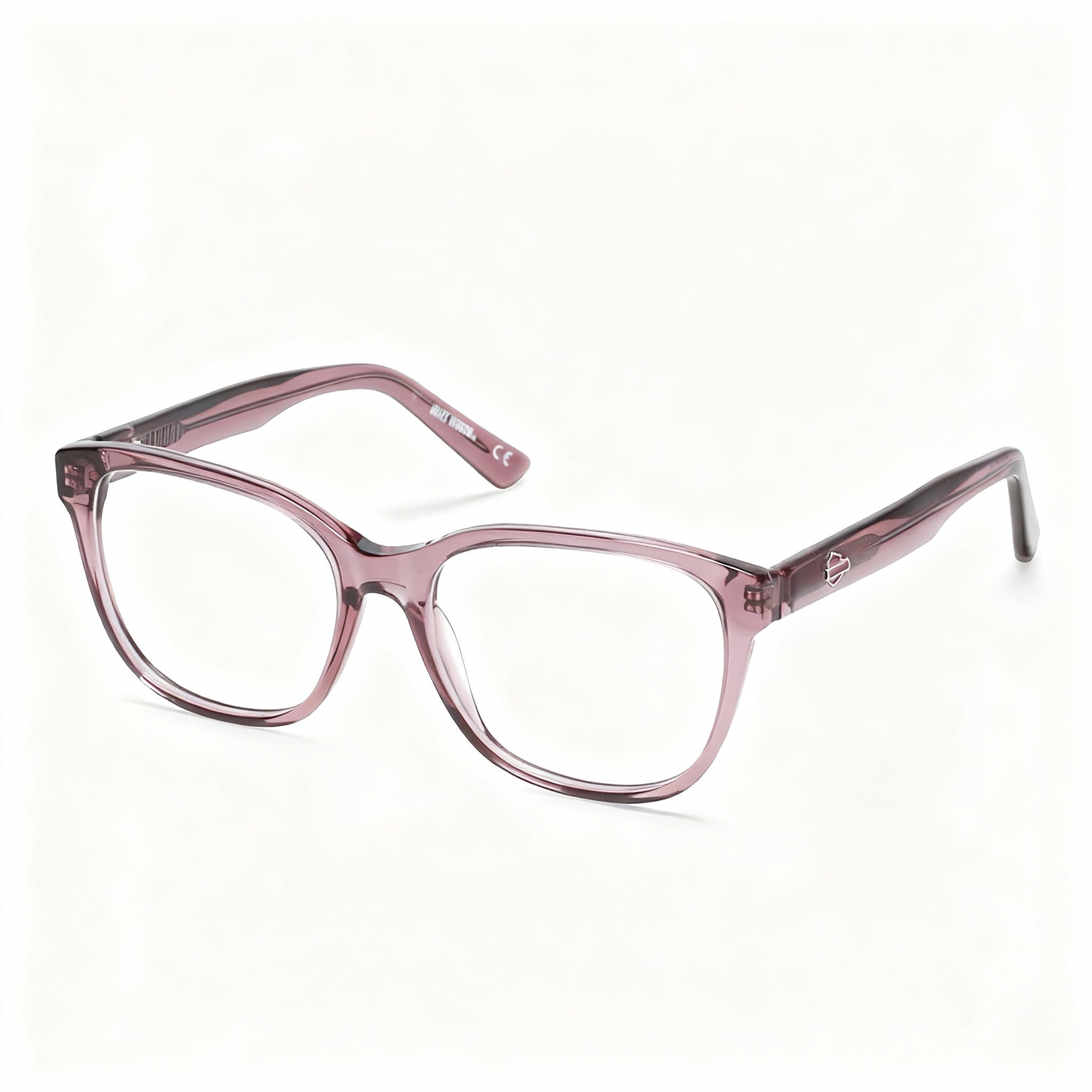 Harley-Davidson Hd0568 Eyeglasses, Unisex Pink Plastic, Polarized Clear Lenses 56-17-140