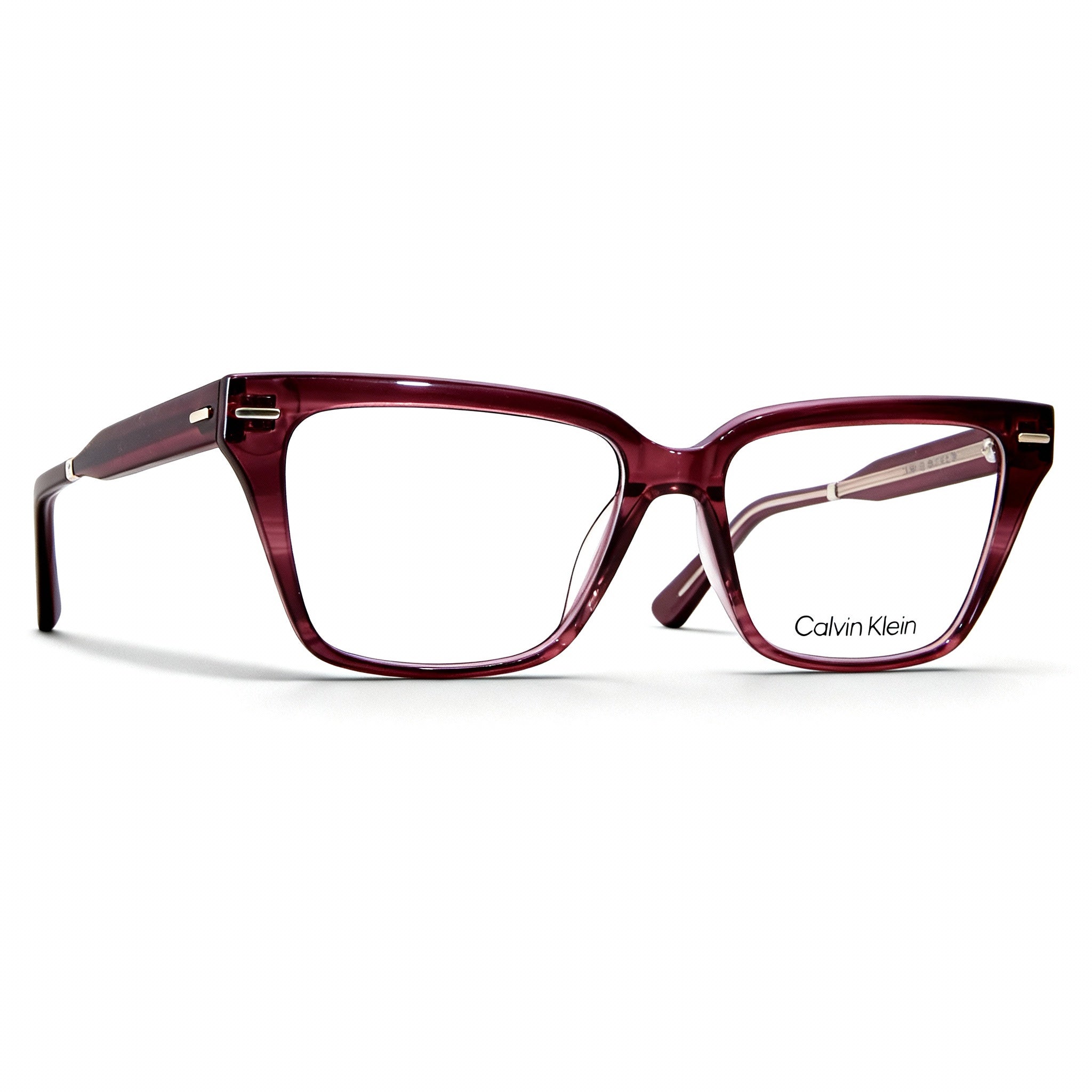 Calvin Klein Ck22539 Burgundy Havana Unisex Plastic Square Eyeglasses, Size 54-16-140