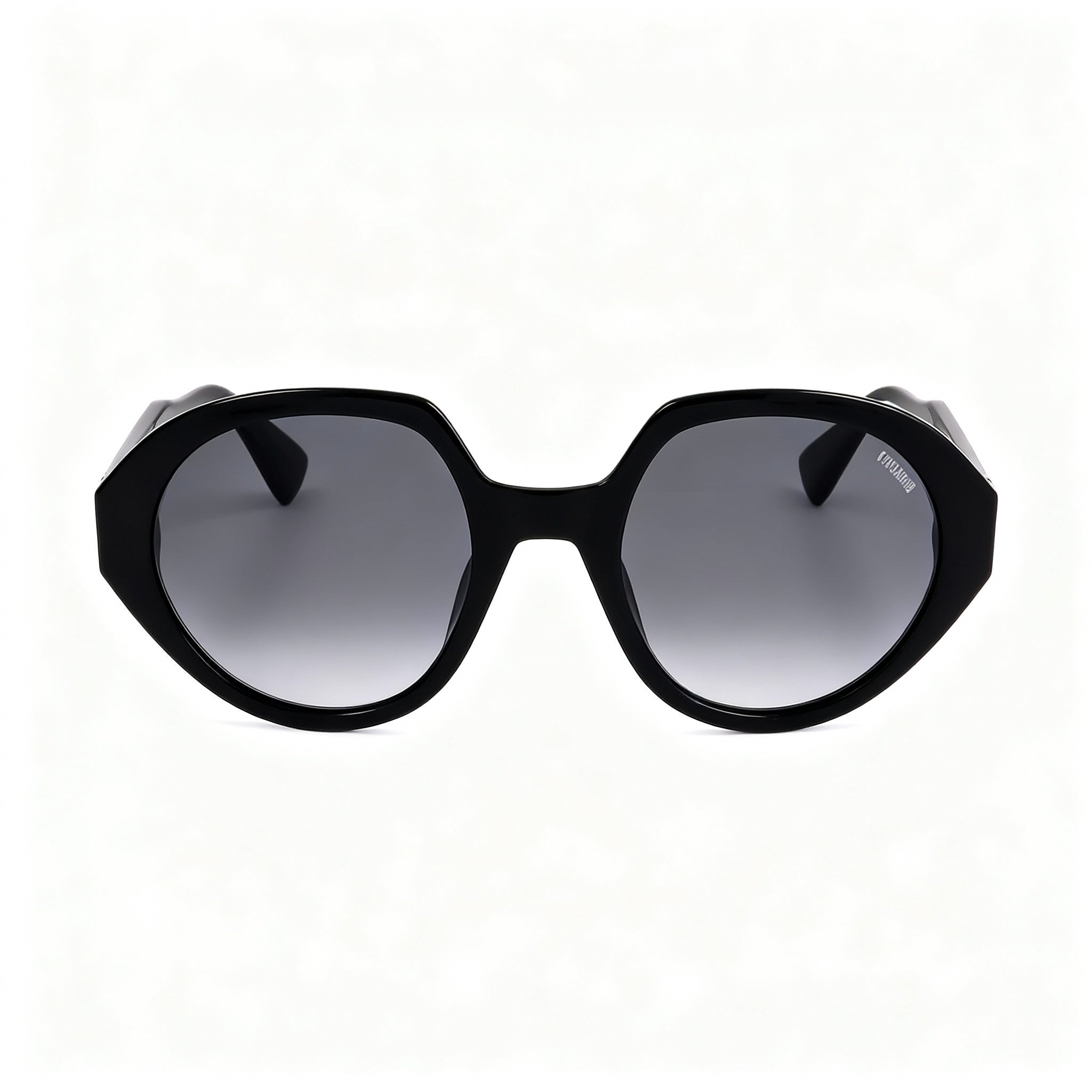 Moschino Mos126/S Women's Black Acetate Frame Non-Polarized Gradient Dark Grey Shaded Sunglasses 53-22-140