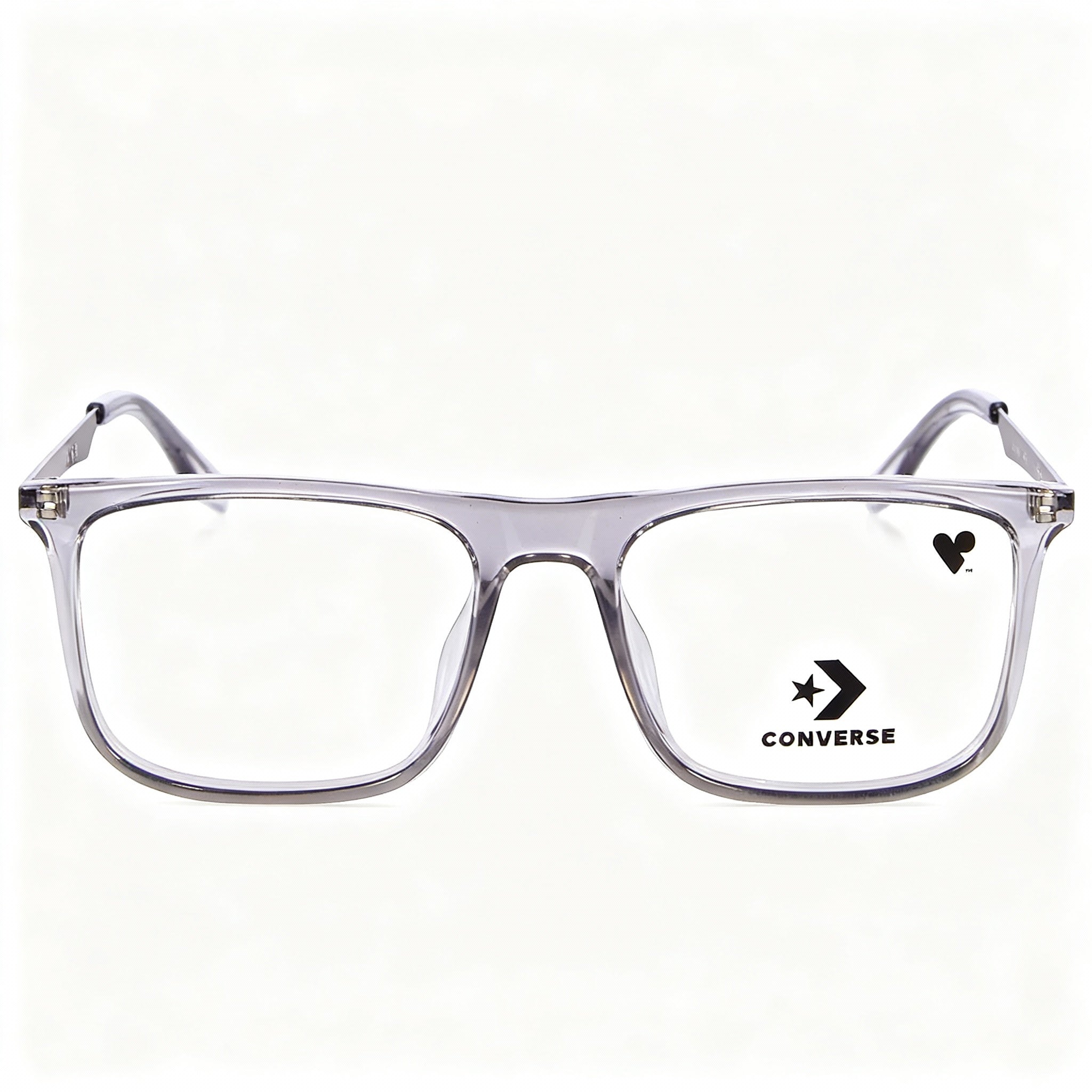 Converse CV8006 Casual Men's Sunglasses, Plastic Frame, Polycarbonate Lens, Crystal Ash Stone, 56-19-145