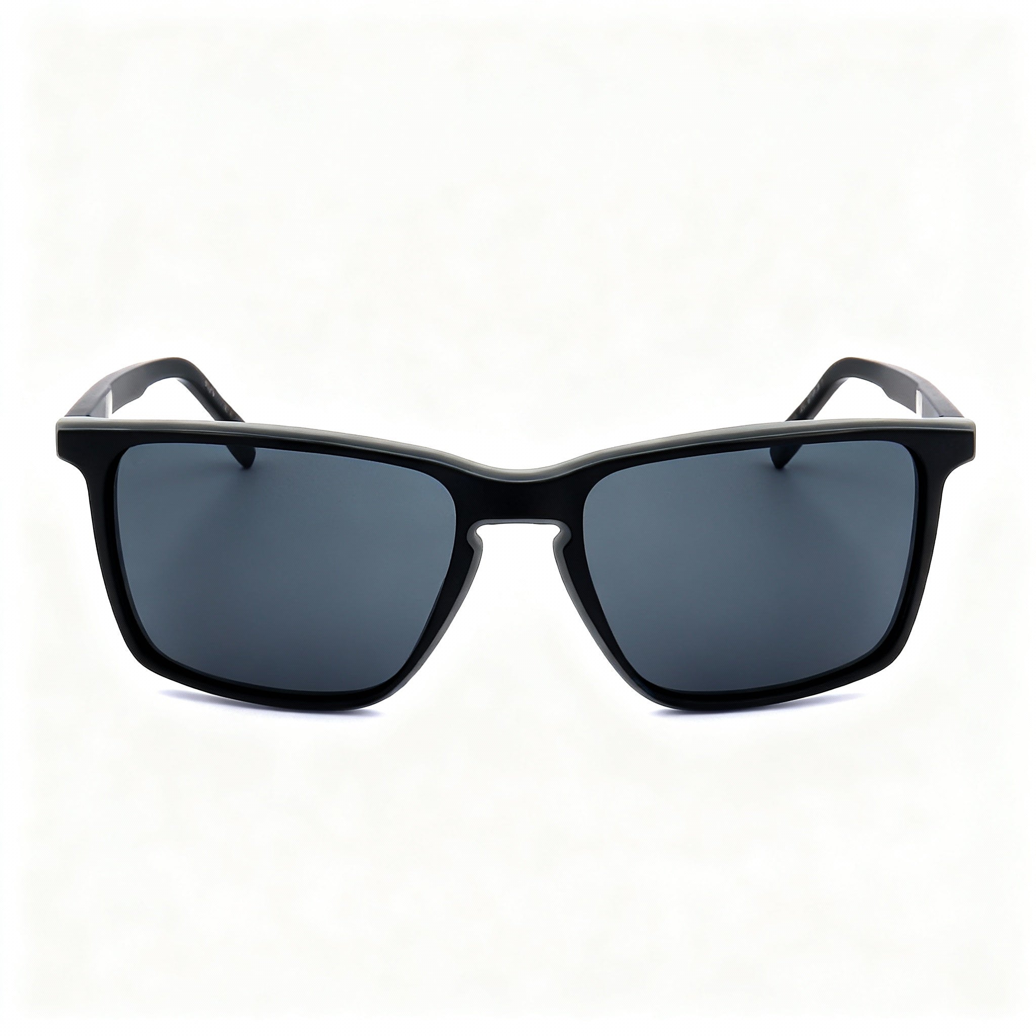 BOSS Classic Women's Black Acetate Frame Non-Polarized Gradient UV Protection Sunglasses 145mm Temple