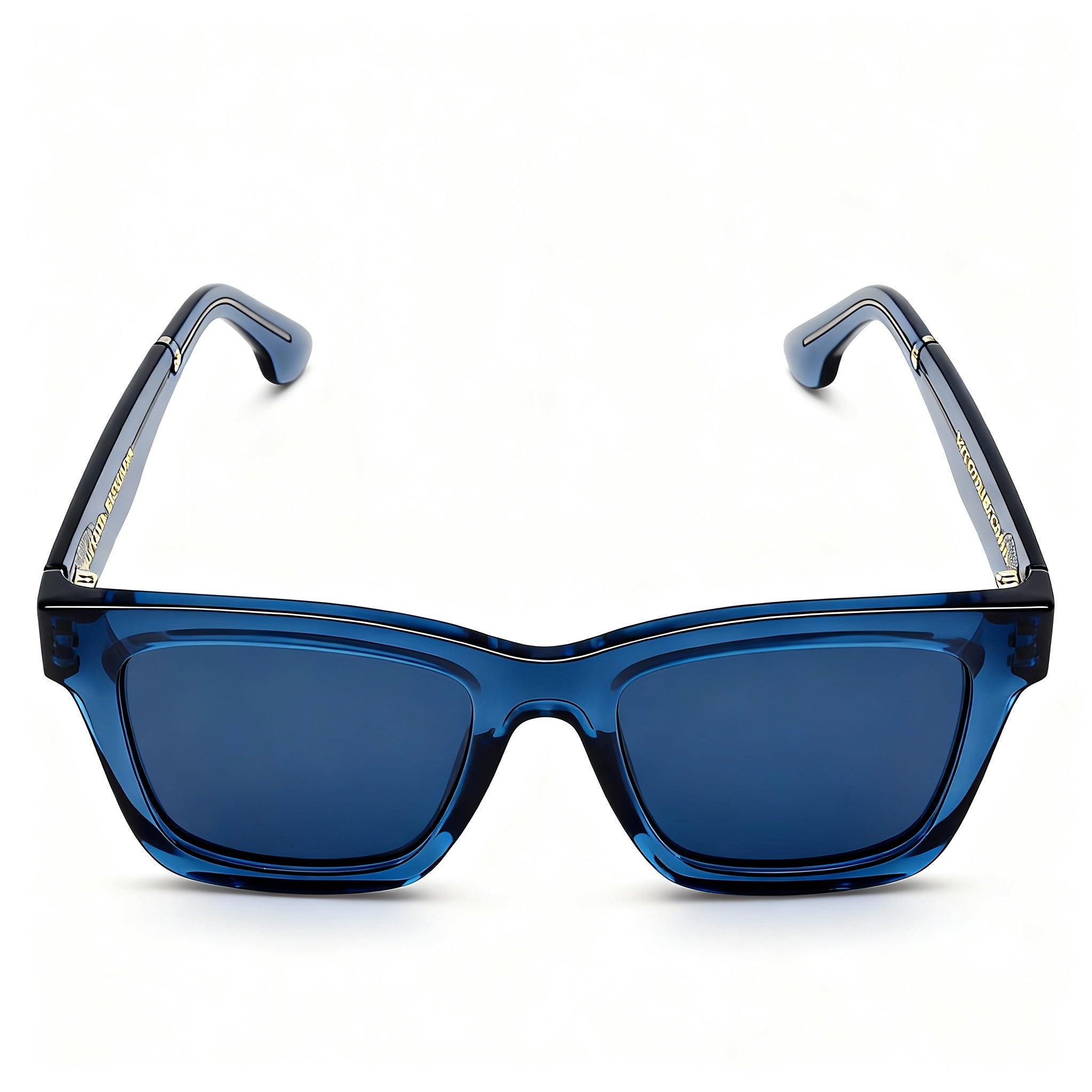 Victoria Beckham VB656S Women's Classic UV Protective Azure Blue Transparent Acetate Sunglasses with Azure Lens 52mm