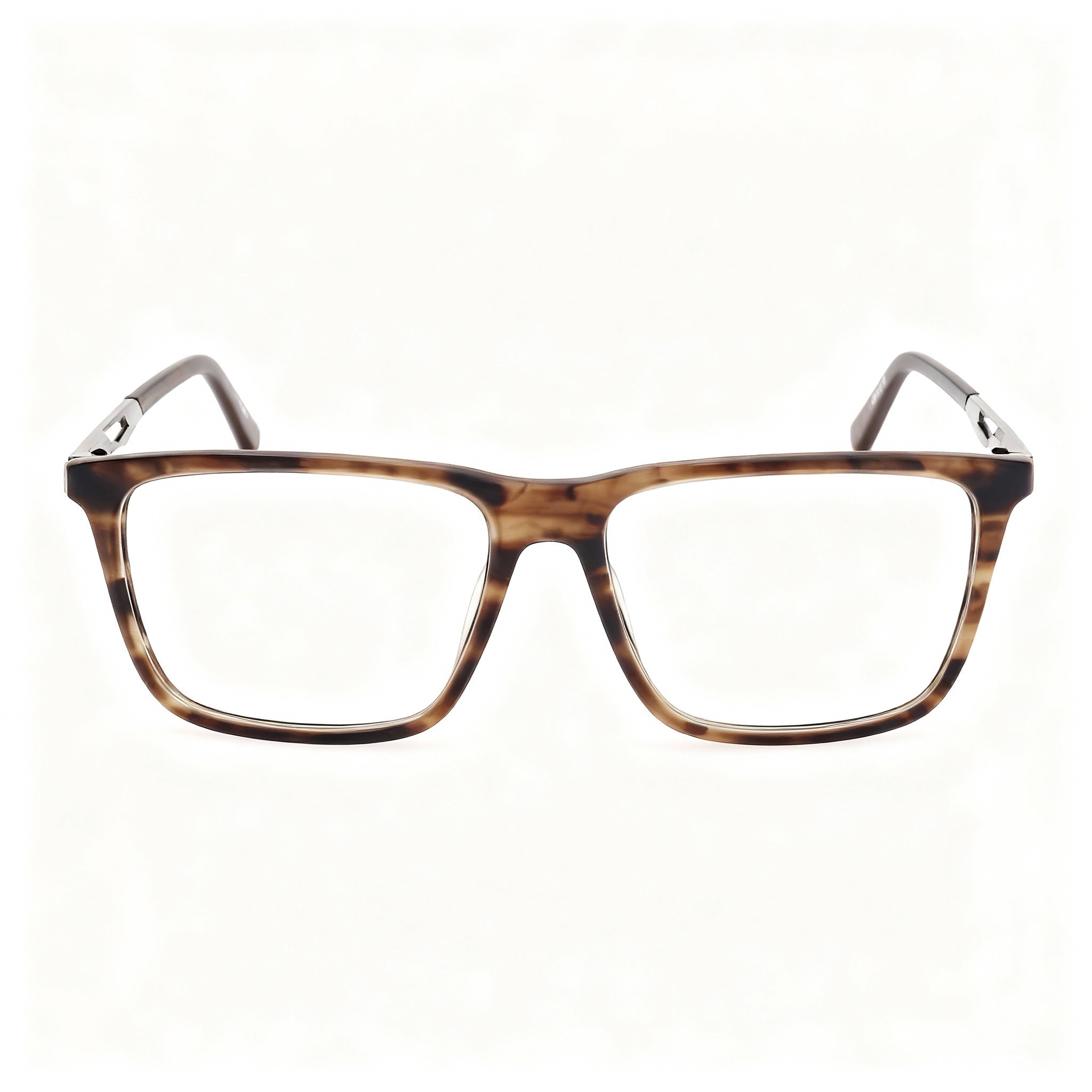 Harley-Davidson Men's Standard Size Eyewear Frames for Prescription Lenses or Fashion Use in Light Brown Horn