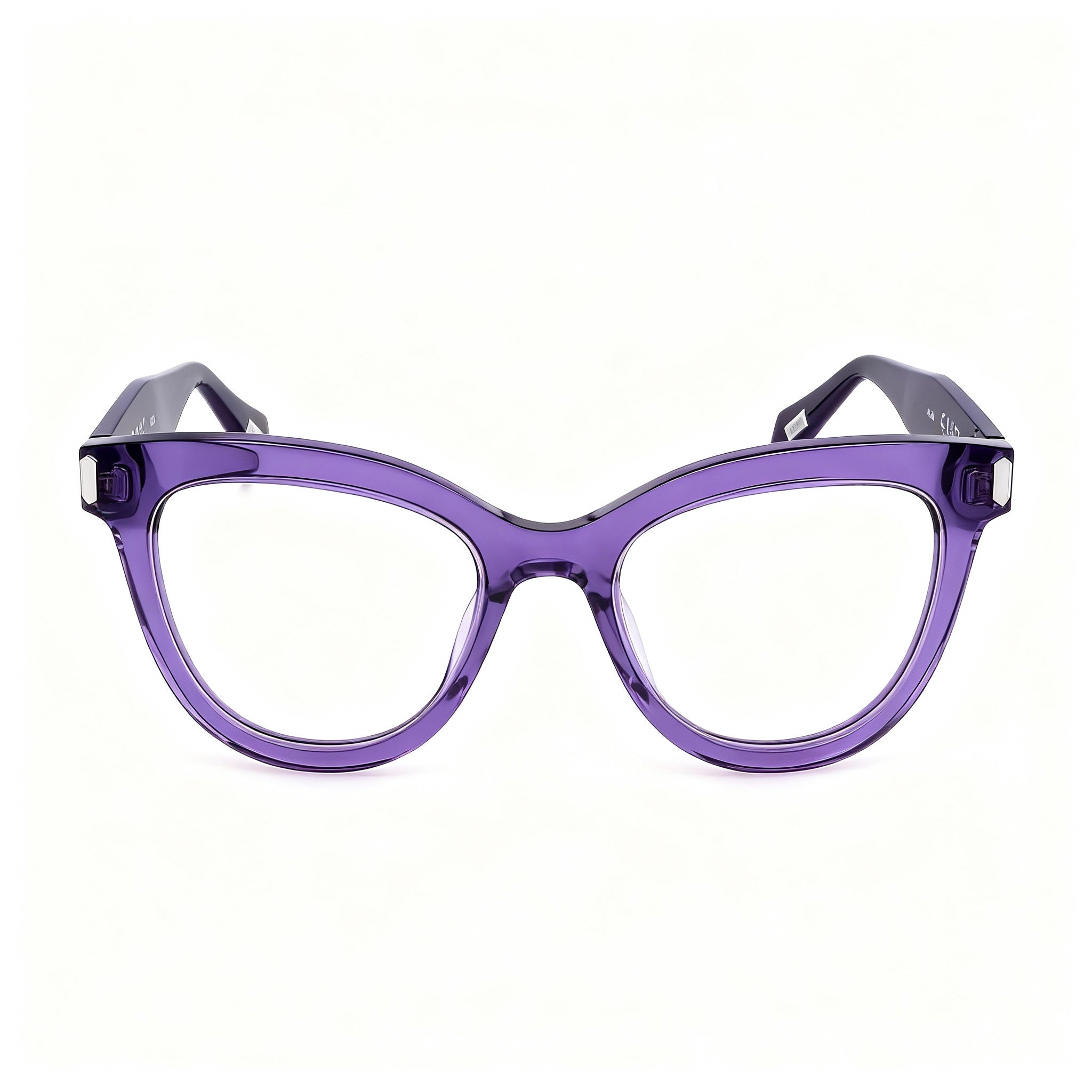 Just Cavalli Vjc004v Women's Transparent Violet Acetate Non Polarized Optical Frame Eyeglasses 51-20-140