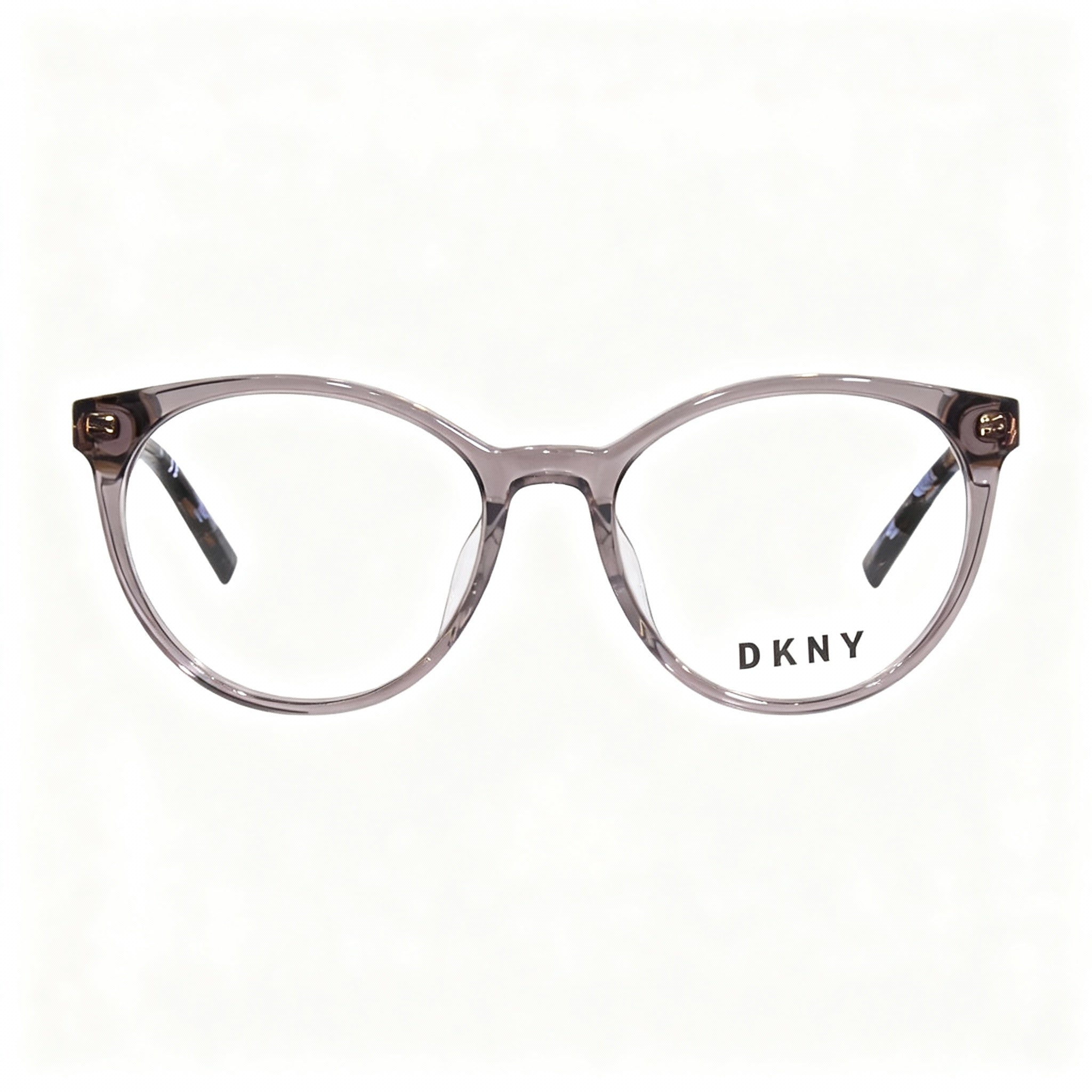 DKNY DK5037 Women's Full Rim Plastic Round Eyeglasses Mink Lens 52mm Bridge 17mm Temple 135mm