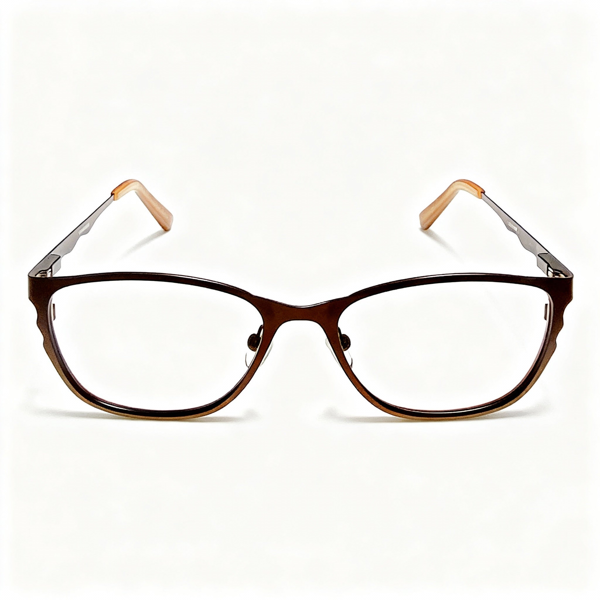 Converse K200 Men's Brown Optical Eyeglasses, Clear Non Polarized Plastic Lenses, Lens Width 47mm, Bridge 15mm, Temple 130mm