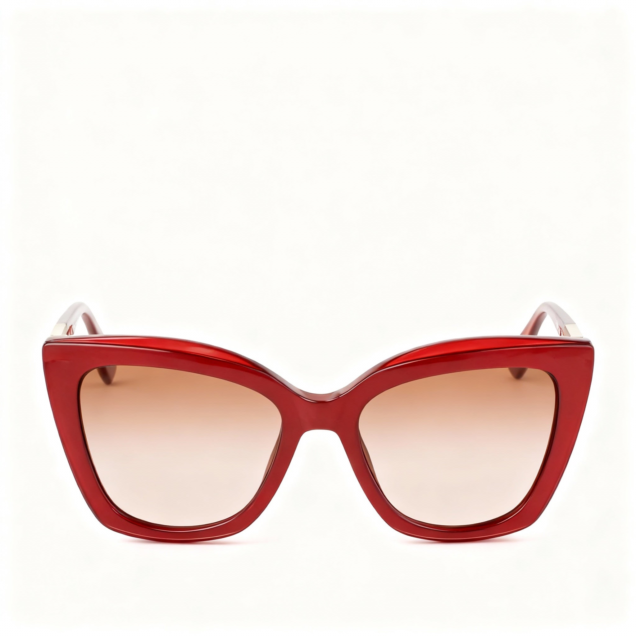 Longchamp LO695S 59347 Women’s Casual Metallic Red Alloy Steel 54mm Non-Polarized Polycarbonate Sunglasses