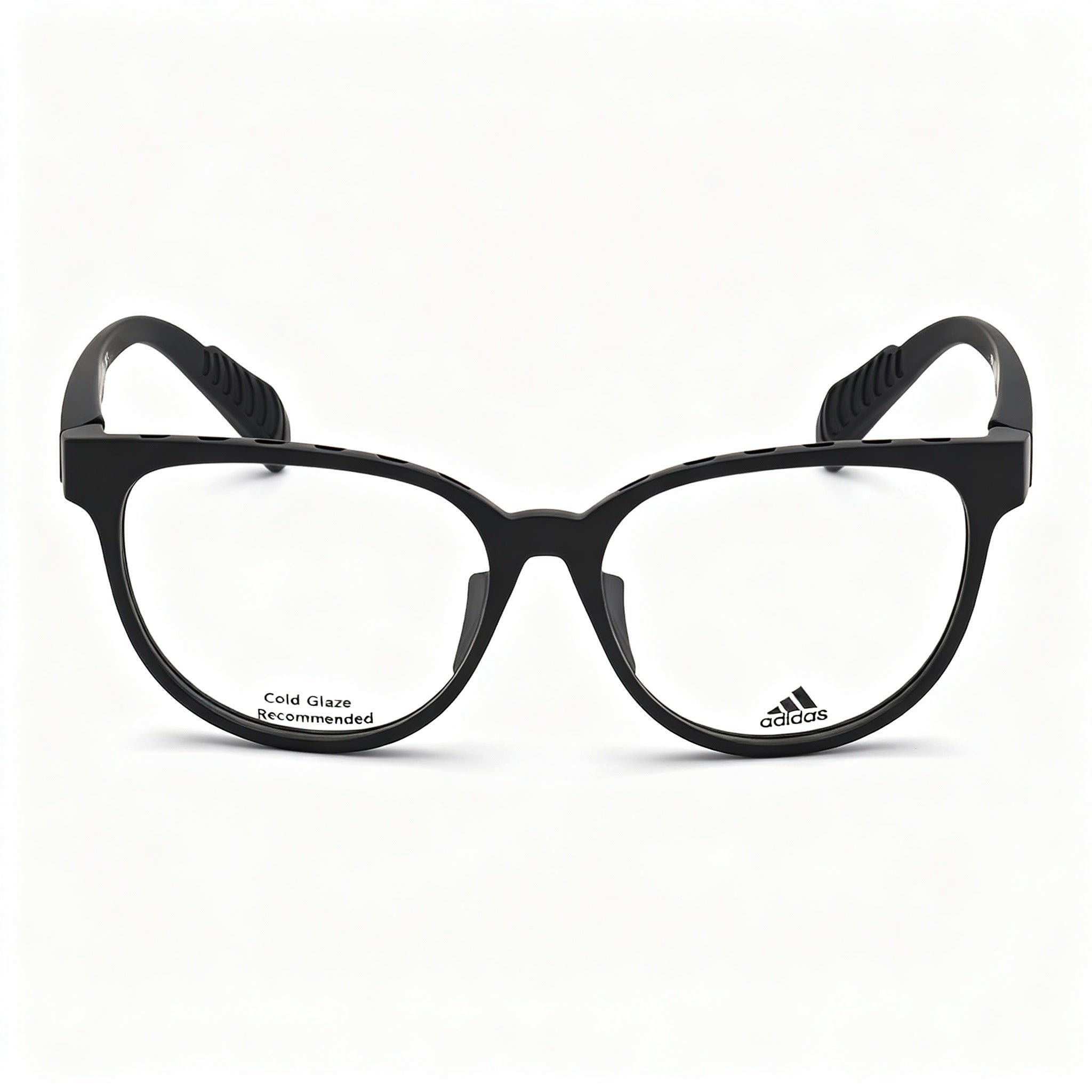 Adidas Sp5001 Matte Black Women's Cat Eye Acetate Eyeglasses Frame, 51mm Lens, 21mm Bridge, 140mm Temple