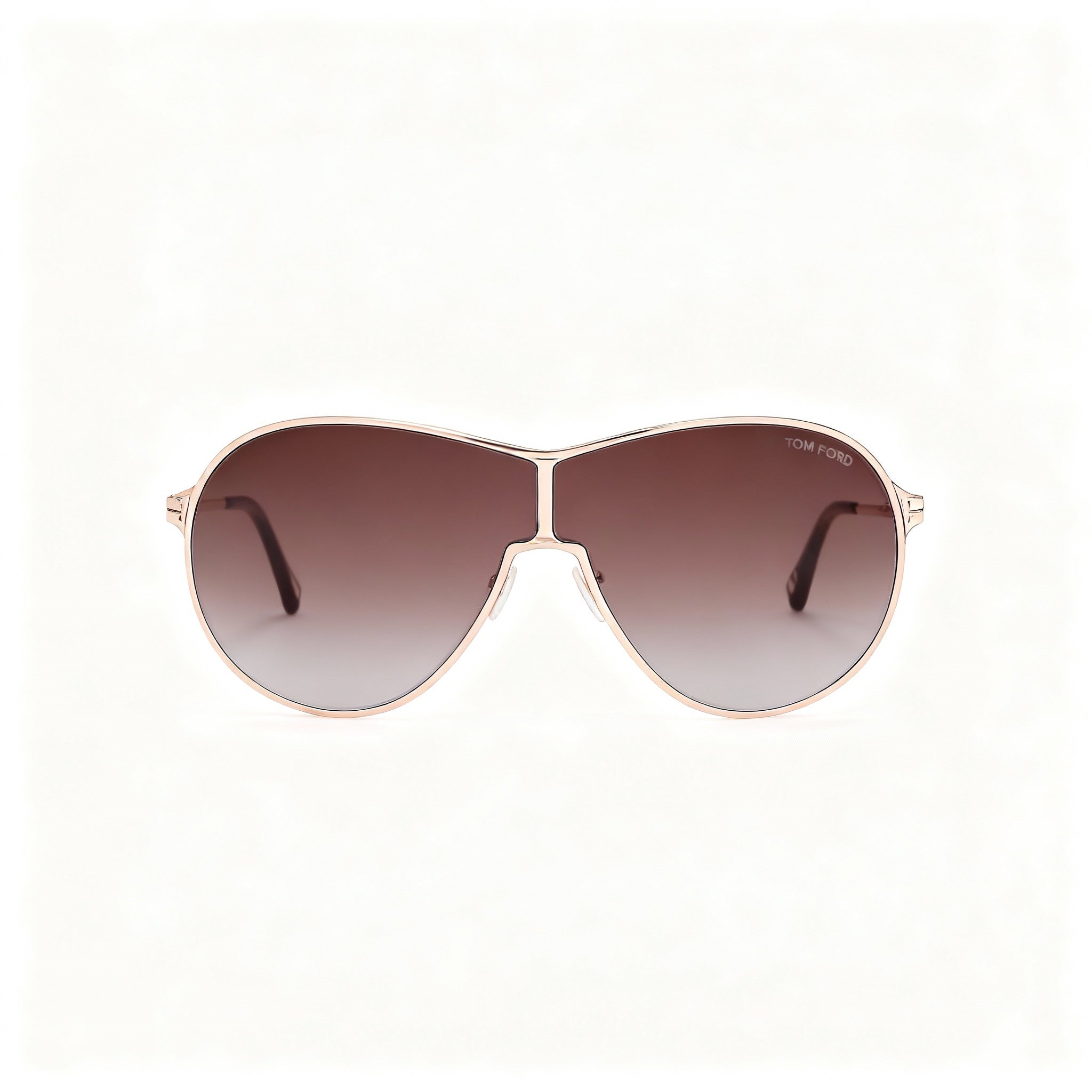 Tom Ford Classic Women's Polarized Sunglasses with Gold Frame, Shiny Rose Gold, 100% UV Protection
