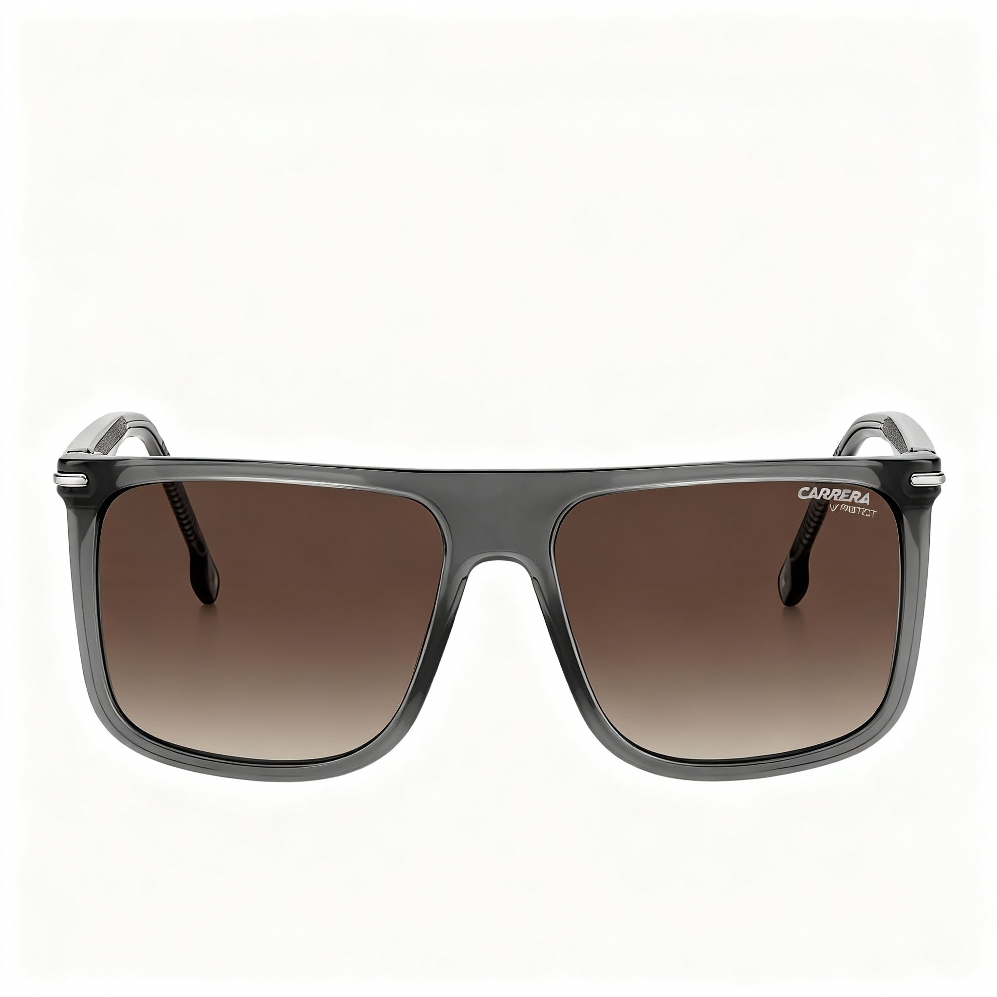 Carrera 278/S Unisex Square Injection Proprionate Sunglasses, Grey Brown Shaded Frame, Brown Gradient Lens 58-16-145