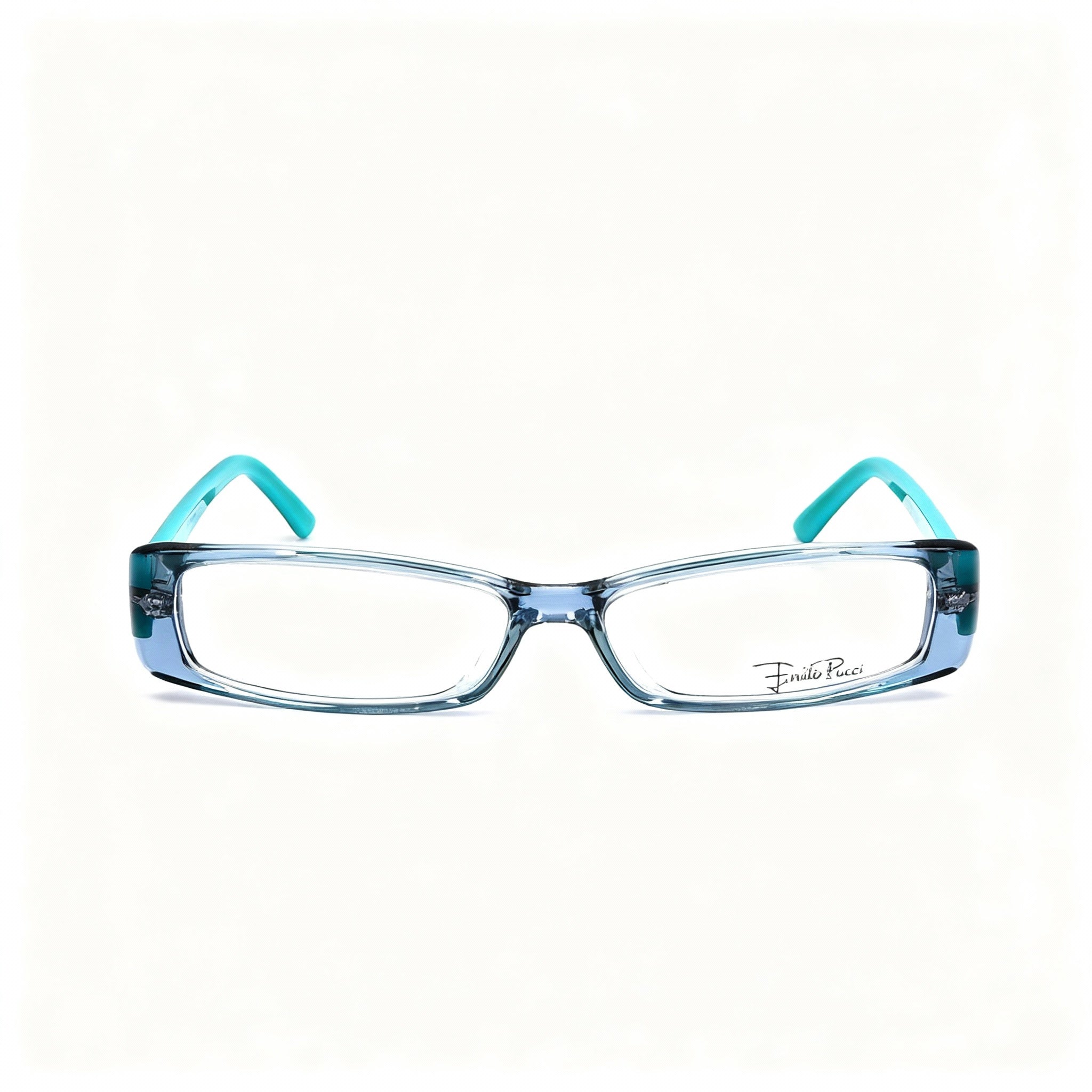 Emilio Pucci Women's Ep2655 Blue Plastic Optical Eyeglasses Frame 53mm Lens 14mm Bridge 135mm Temple