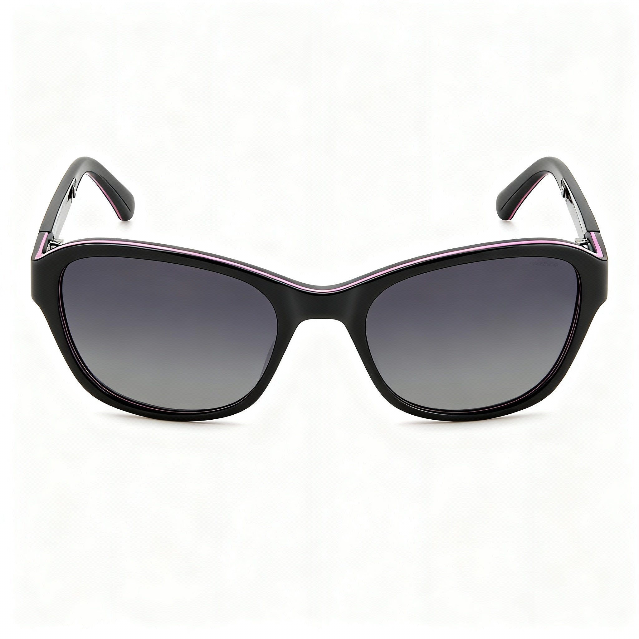 Kate spade new york Golda/G/S Women's Black Eco Acetate Grey Shaded Polarized Sunglasses 56-20-135