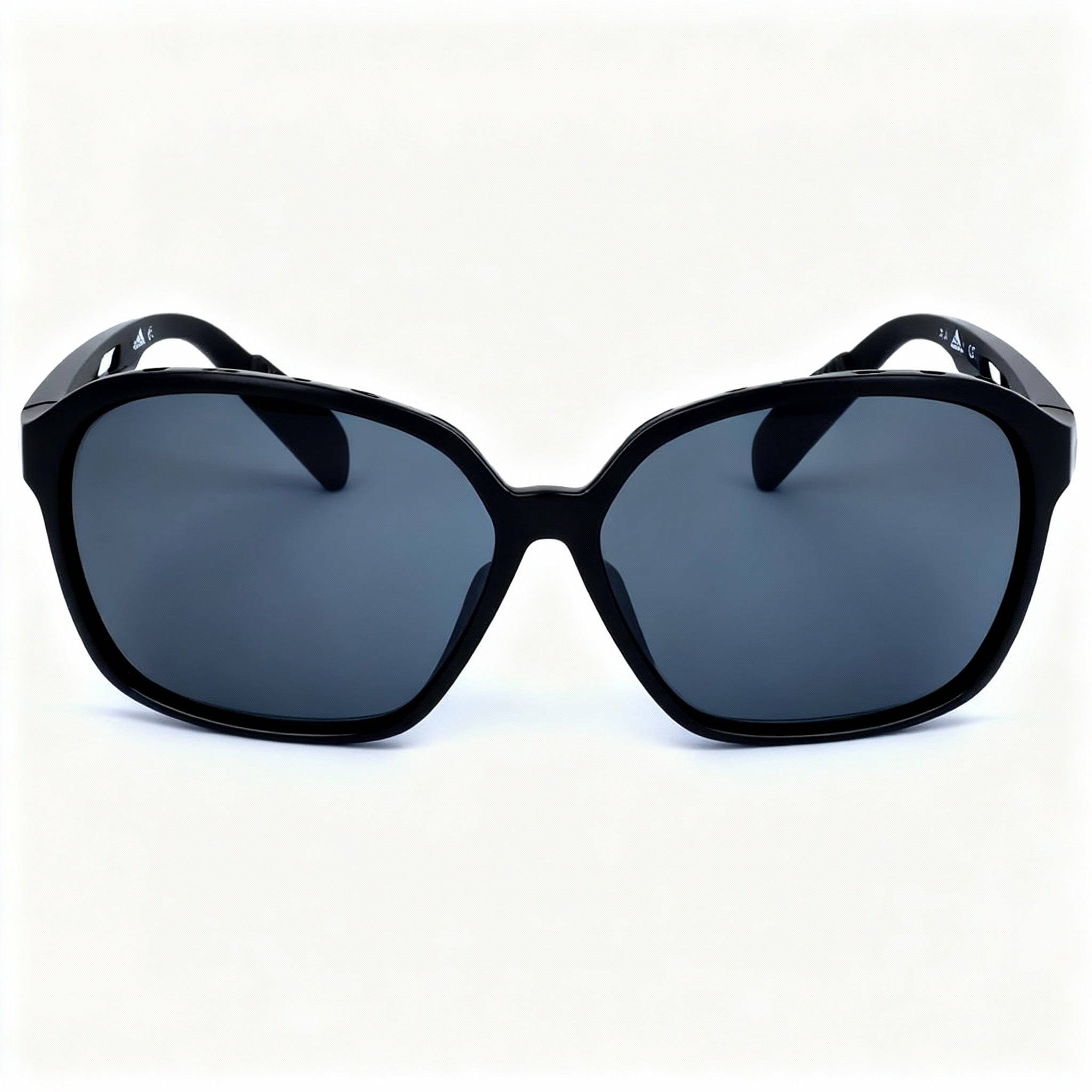 Adidas Sp0013 Women's Shiny Black Plastic Grey Gradient Polycarbonate Non-Polarized Sunglasses 62mm