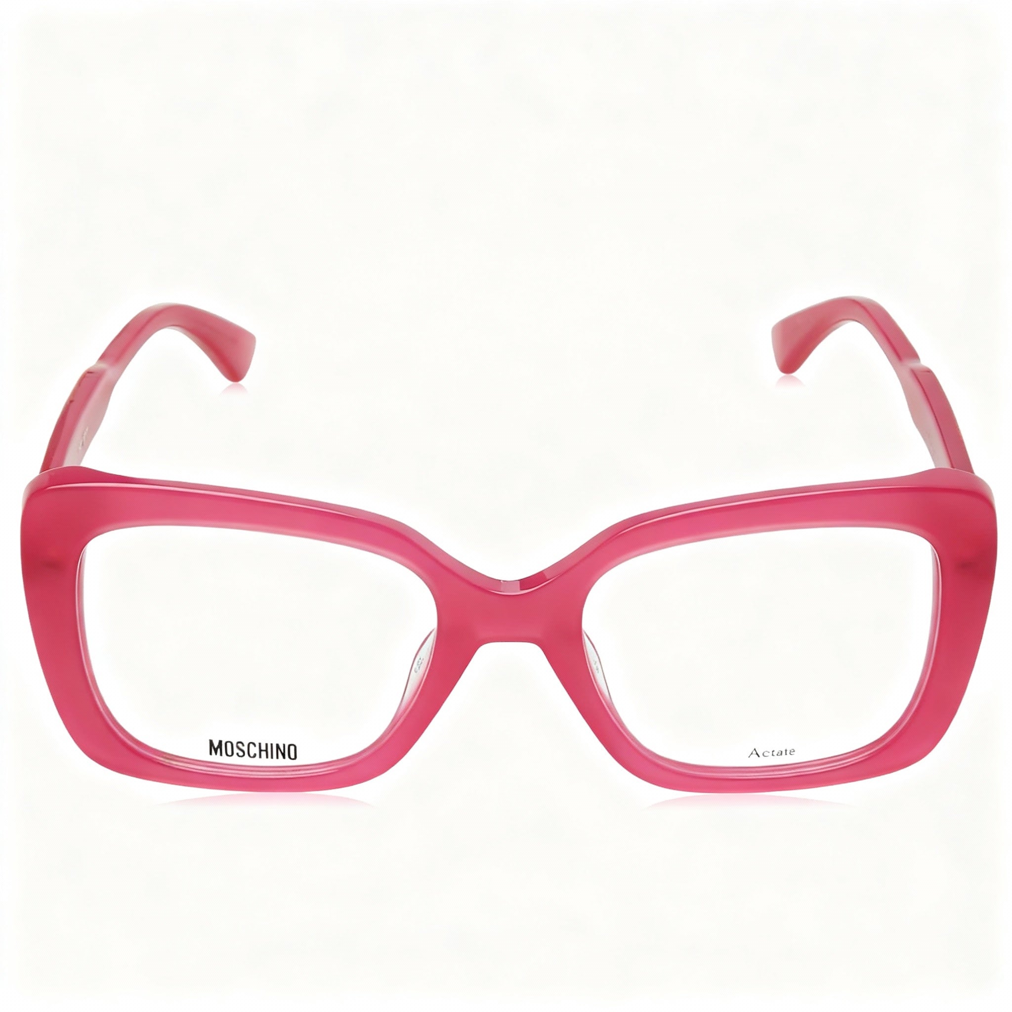 Moschino MOS614 Women's Fuchsia Acetate Frame Sunglasses with Violet Polycarbonate Lenses 52mm Lens Width