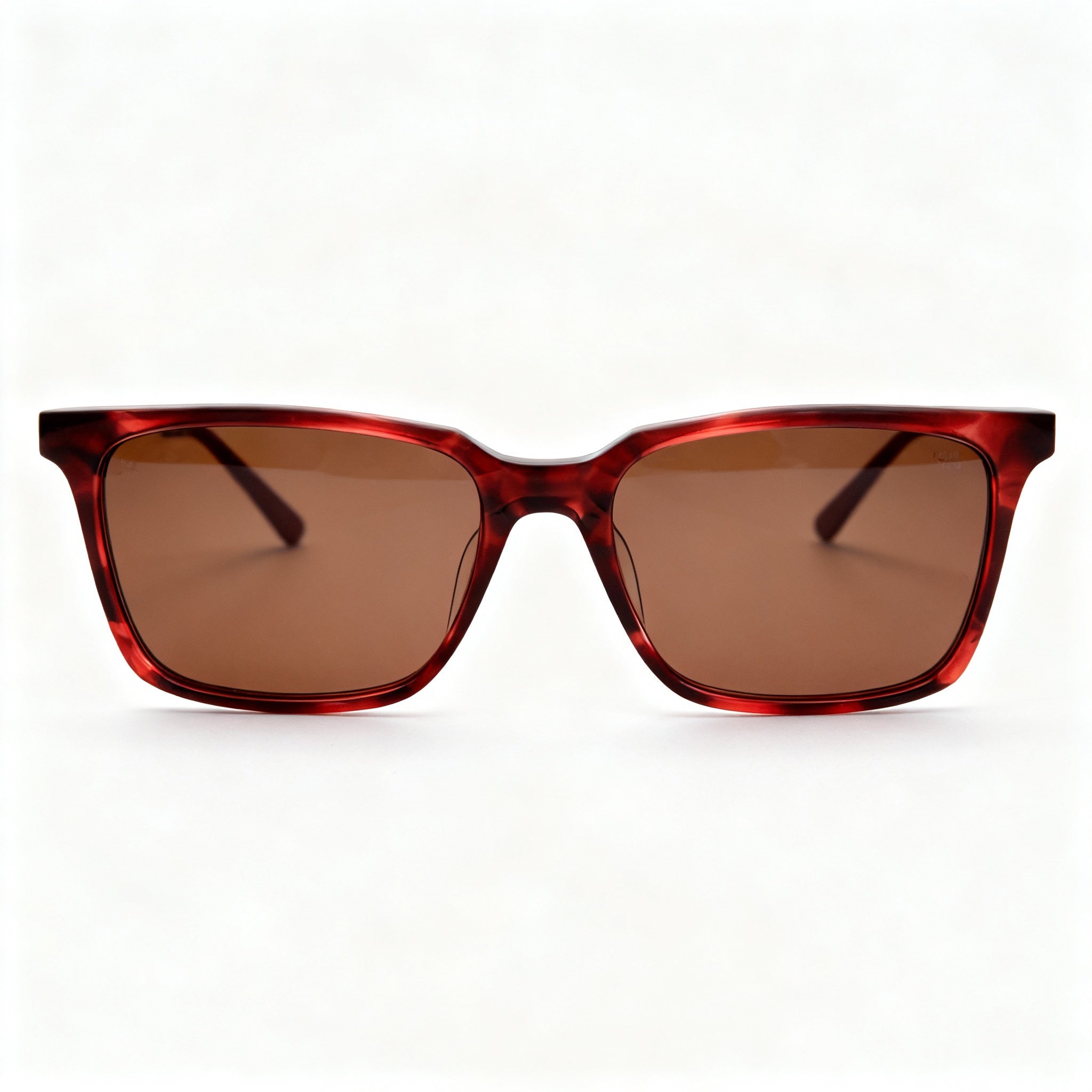 Calvin Klein Ck19703s Women's Burgundy Havana Acetate Square Non-Polarized Brown Lens Sunglasses 56mm