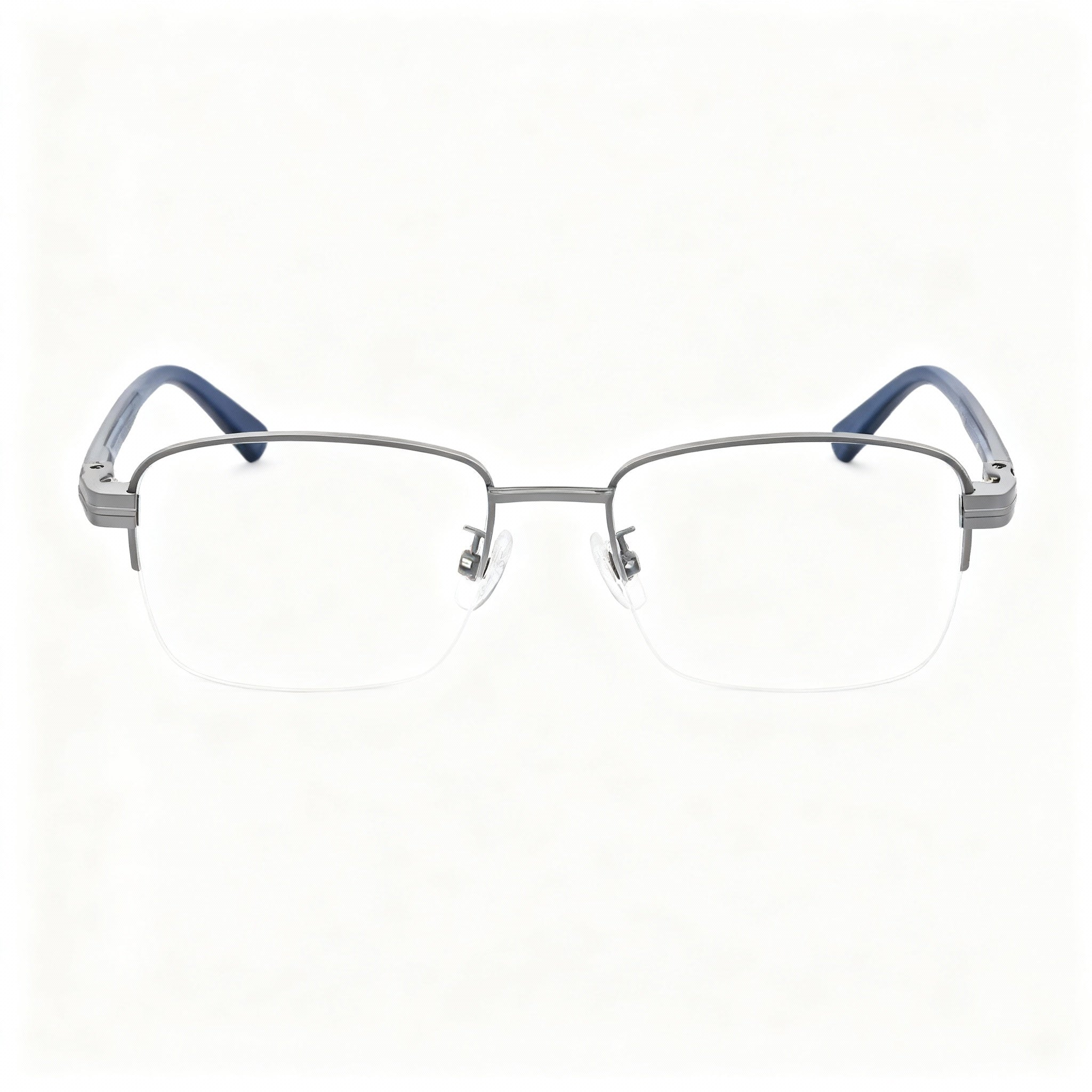 ELASTA E 3127 Men's Metal Frame Polarized Eyeglasses Dark Grey 53-145-19