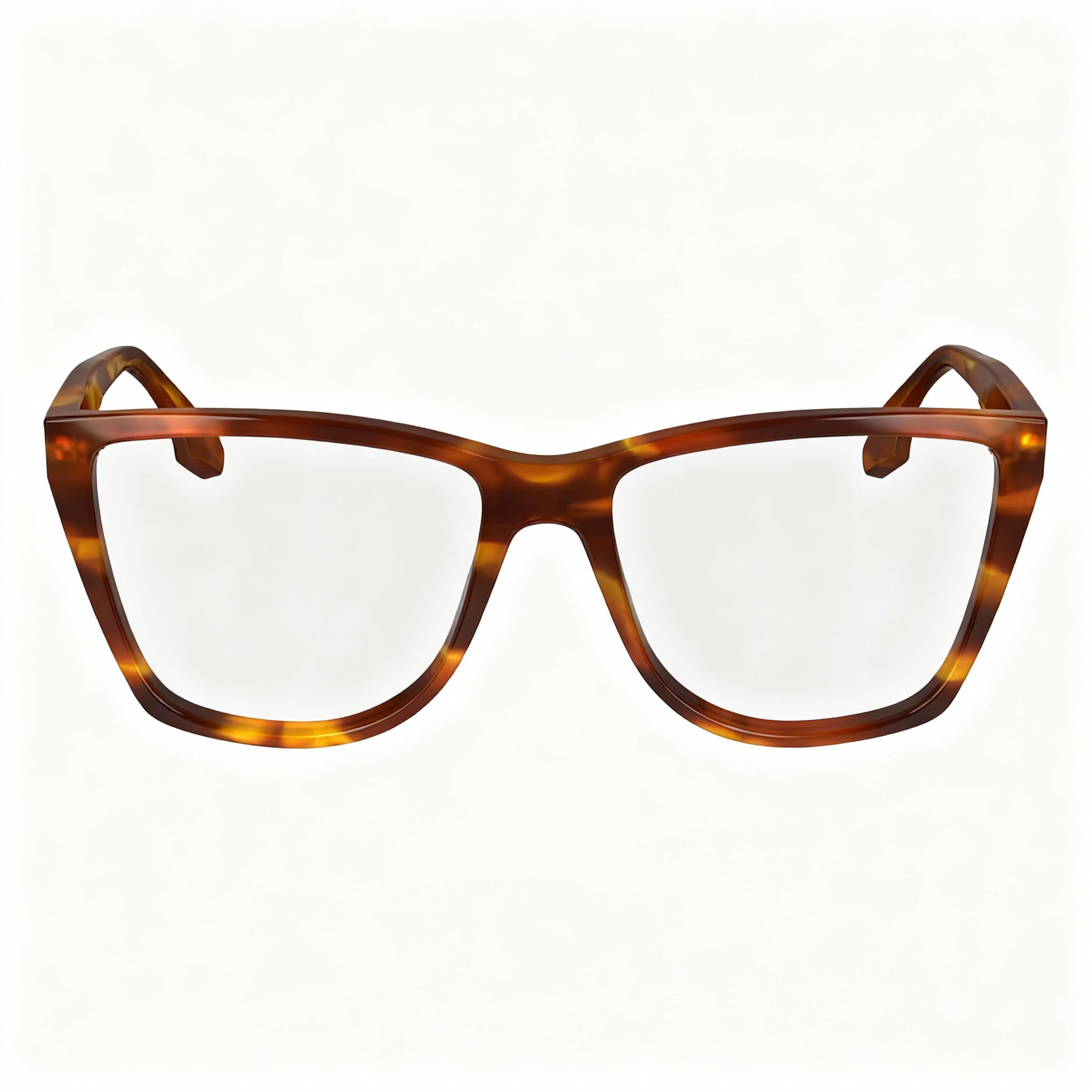 Victoria Beckham VB2664 Women's Acetate Ophthalmic Eyeglasses in Striped Blonde Havana (54-16-140)