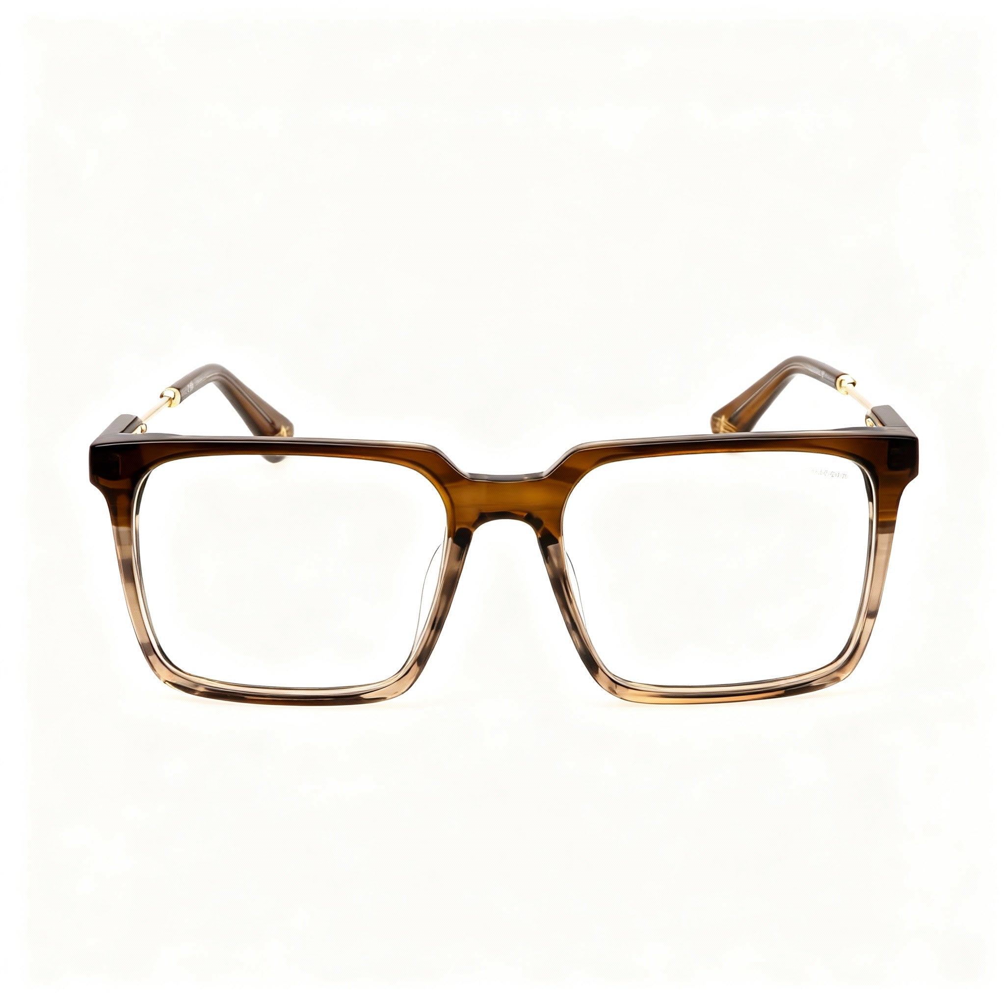 Police Casual Model Unisex Multicoloured Optical Frames with Plastic Lenses, Ready for Prescription, 53mm Lens Width
