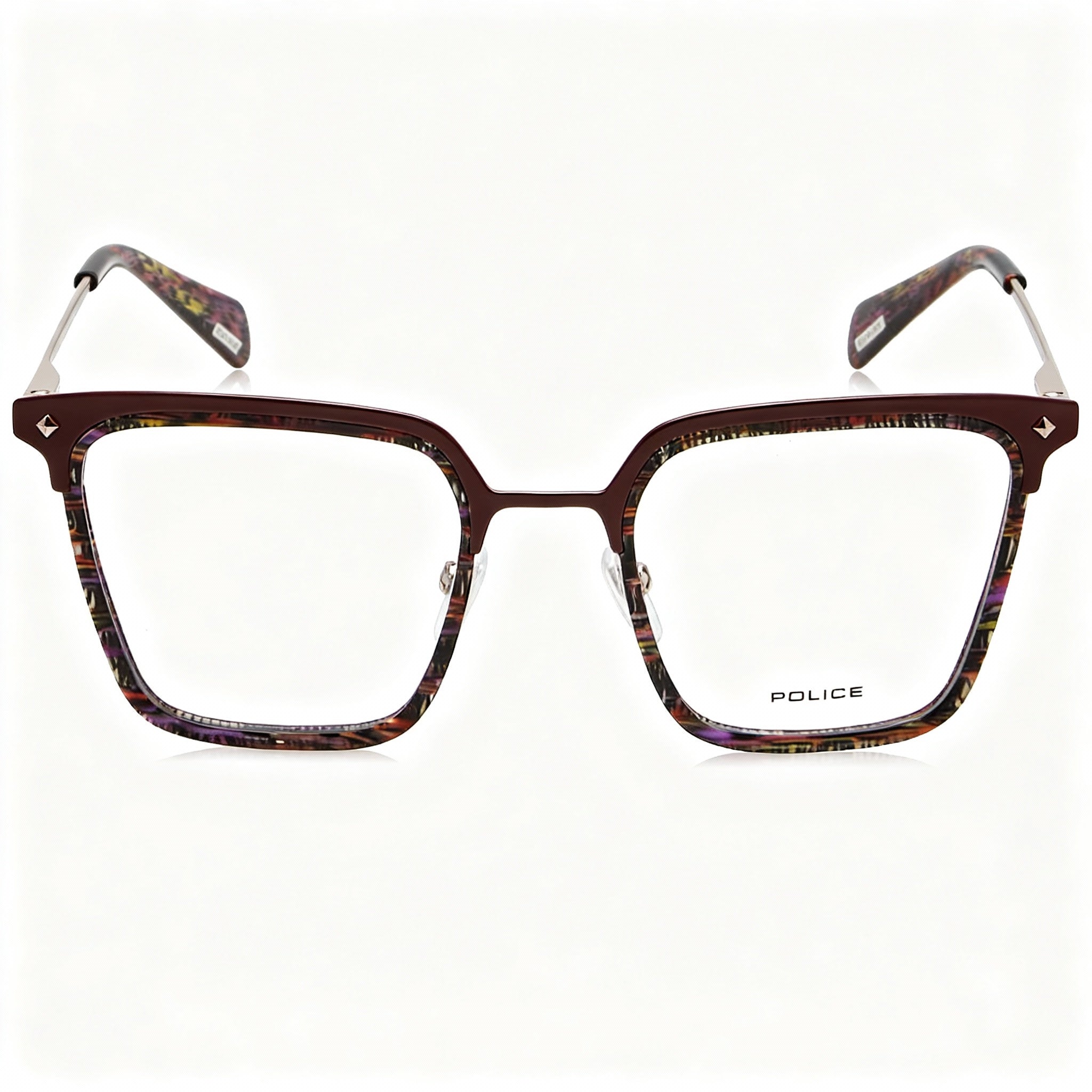 Police VPLG25 Unisex Acetate & Metal Non-Polarized Sunglasses, 0K99, UV Protection, 51mm