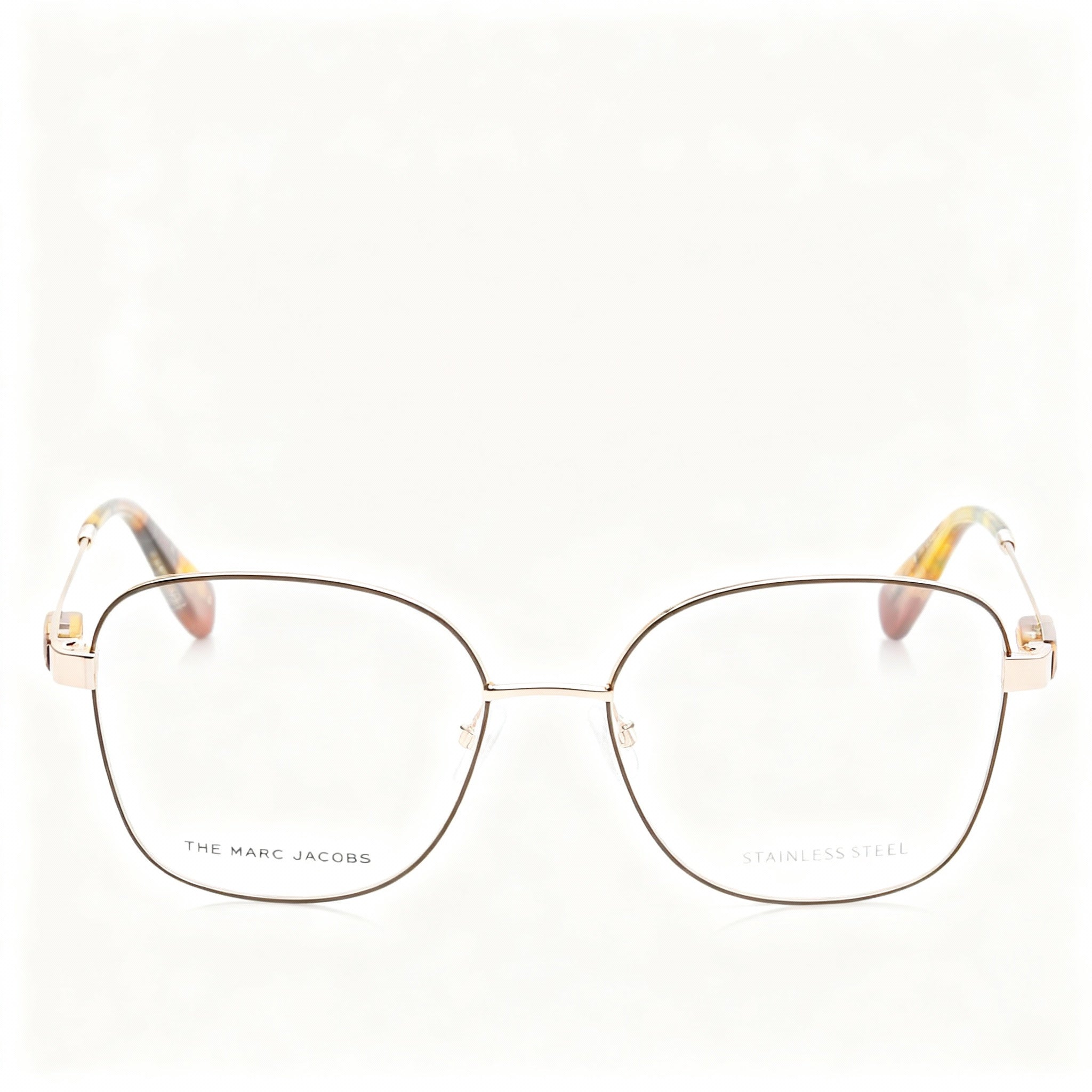 Marc Jacobs Comtemporary Marc 595 Women's Gold Brown Metal Non-Polarized Eyewear 54mm
