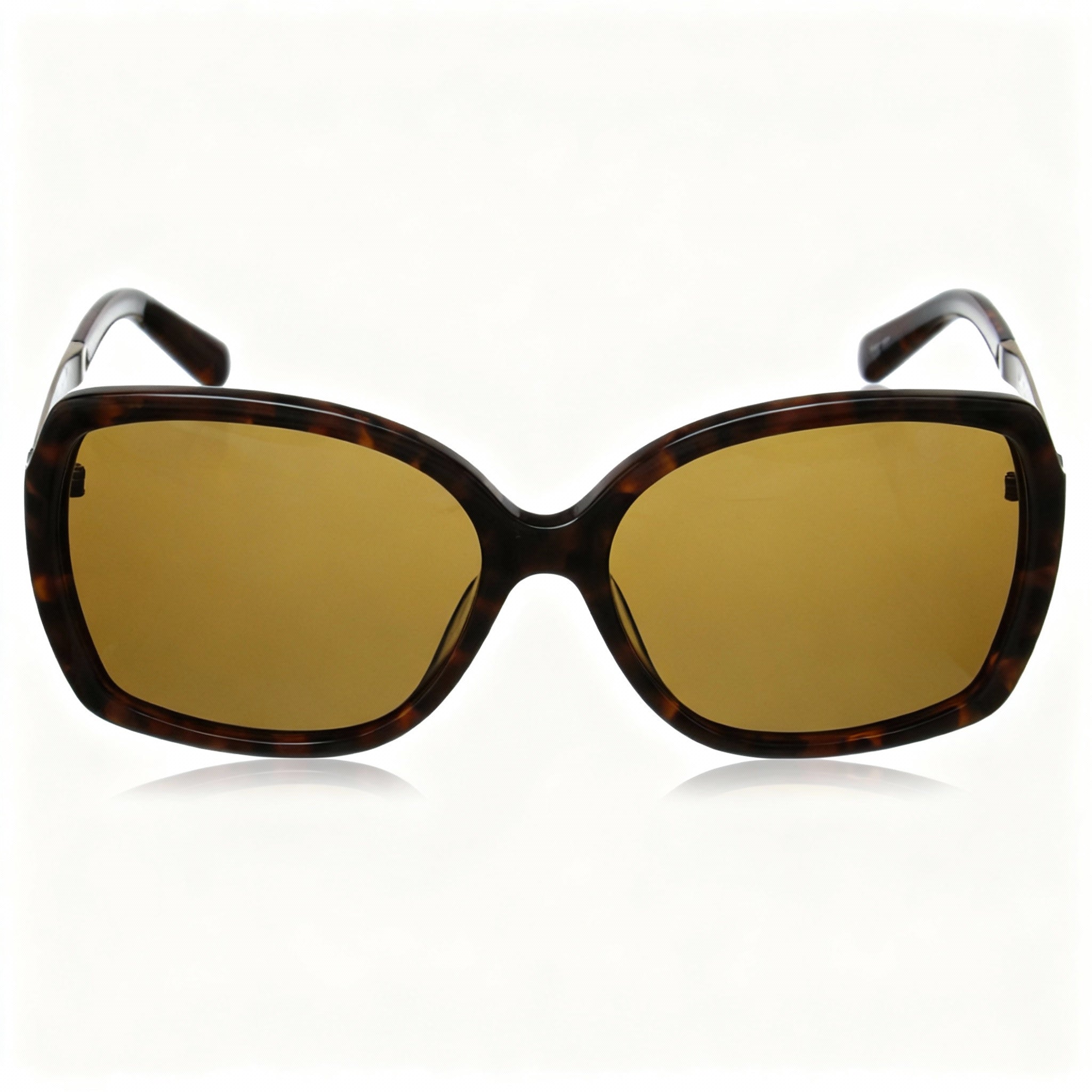 kate spade new york Darilynnps Women's Rectangular Havana Plastic Brown Polarized Sunglasses 58-16-135