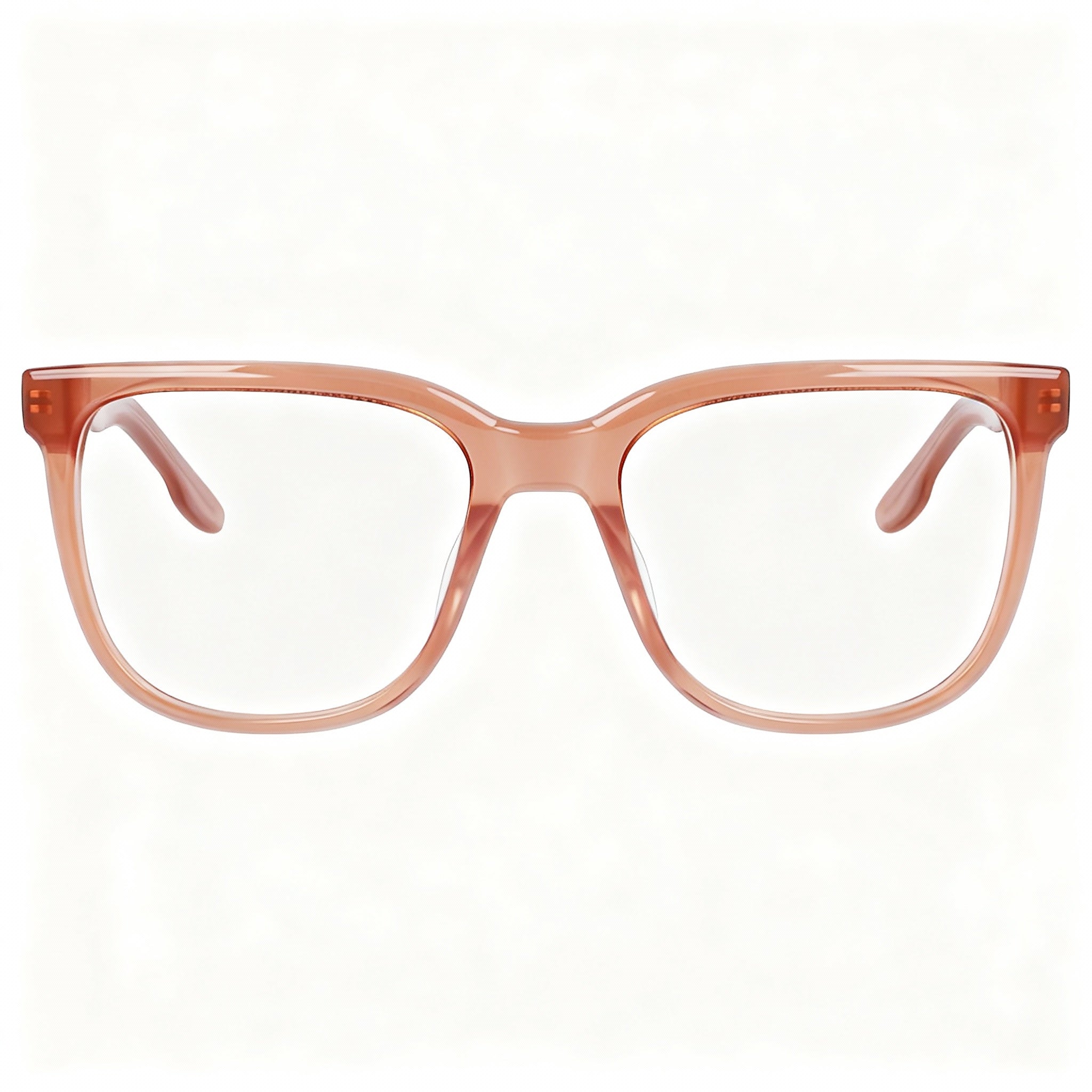 Nike Modern 7166 Women's Acetate Non Polarized Eyeglasses in Milky Warm Sand Laminate, 53mm Lens Width