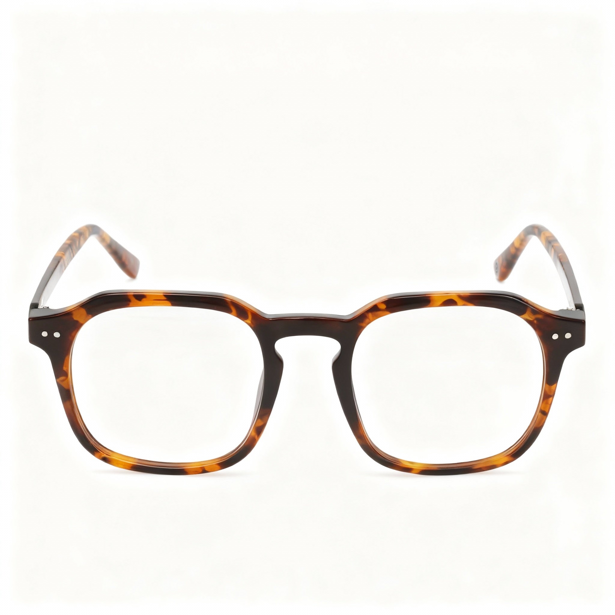 MCALLISTER Mc4535 Men's Tortoise Metal Frame Clear Polarized Eyeglasses 48mm