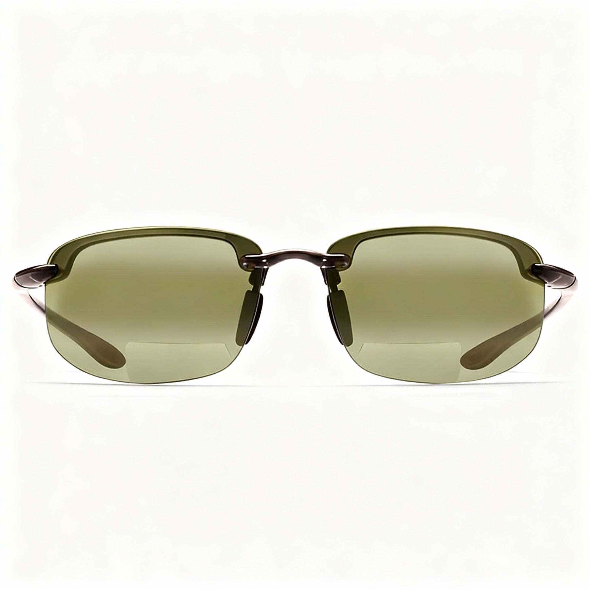 Maui Jim Ho'okipa Reader Asian Fit Women's Polarized Sport Reading Glasses, Trans Smoke Grey/Maui HT +1.5 Add, 57-16-145