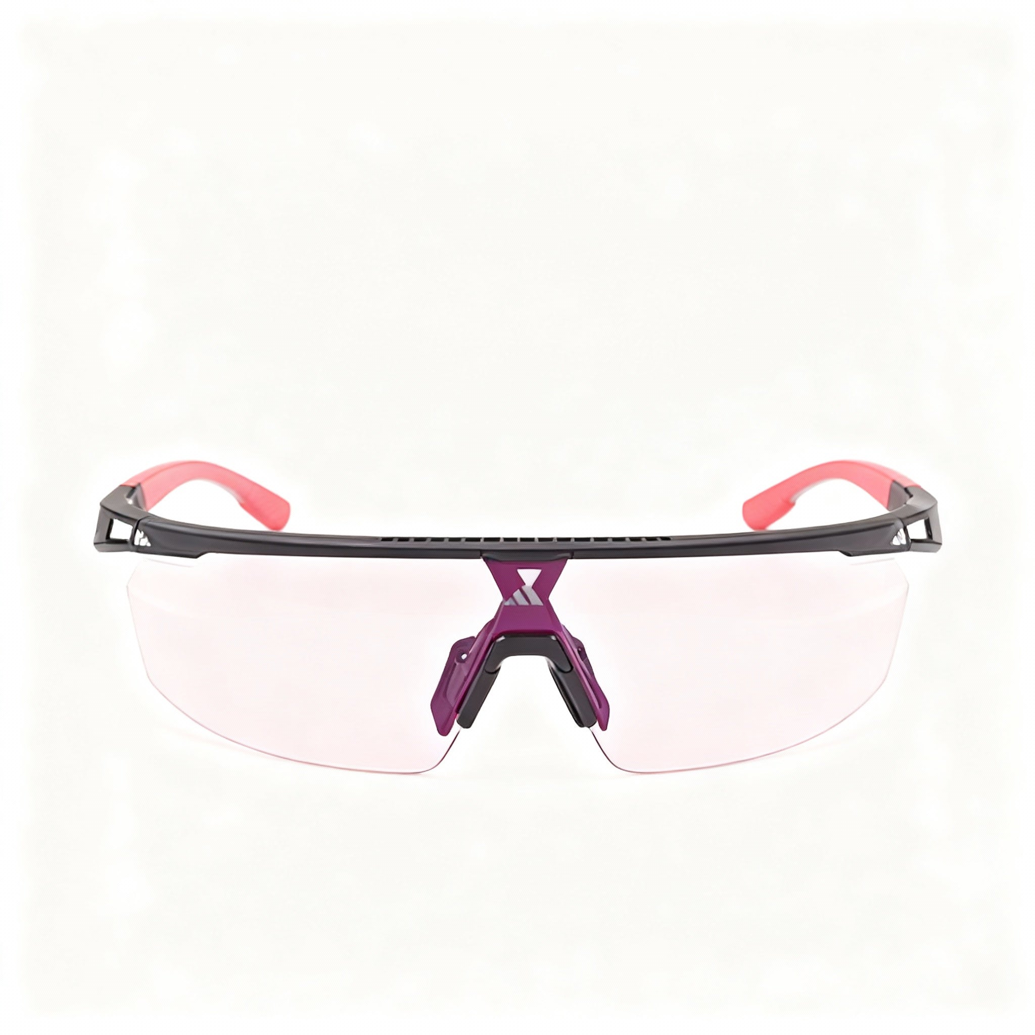 Adidas Sp0095 Unisex Lightweight Matte Black Stainless Steel Sunglasses with Black Acetate Lenses